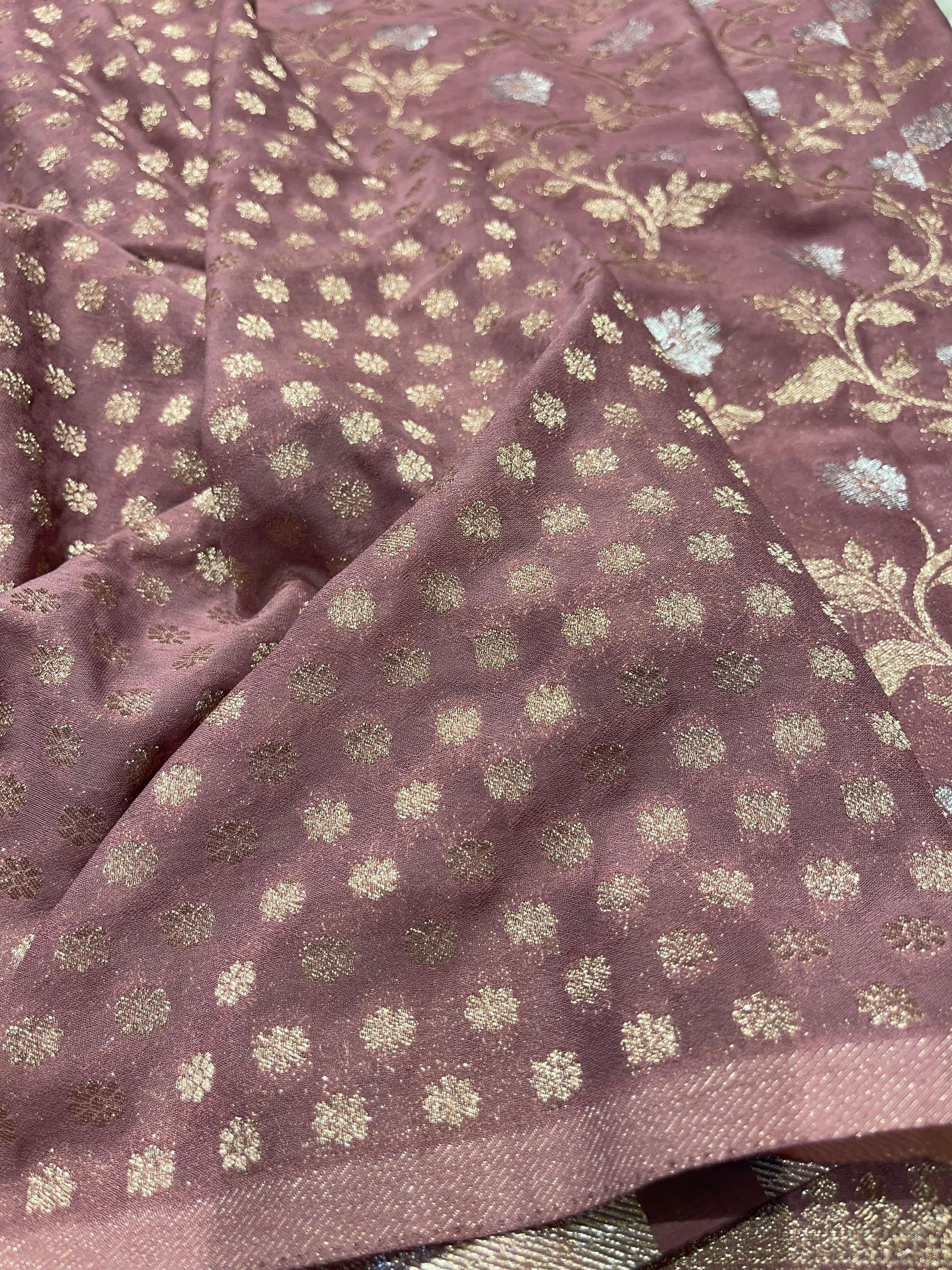 SAHANA-PASTEL  ONION PINK SAREE