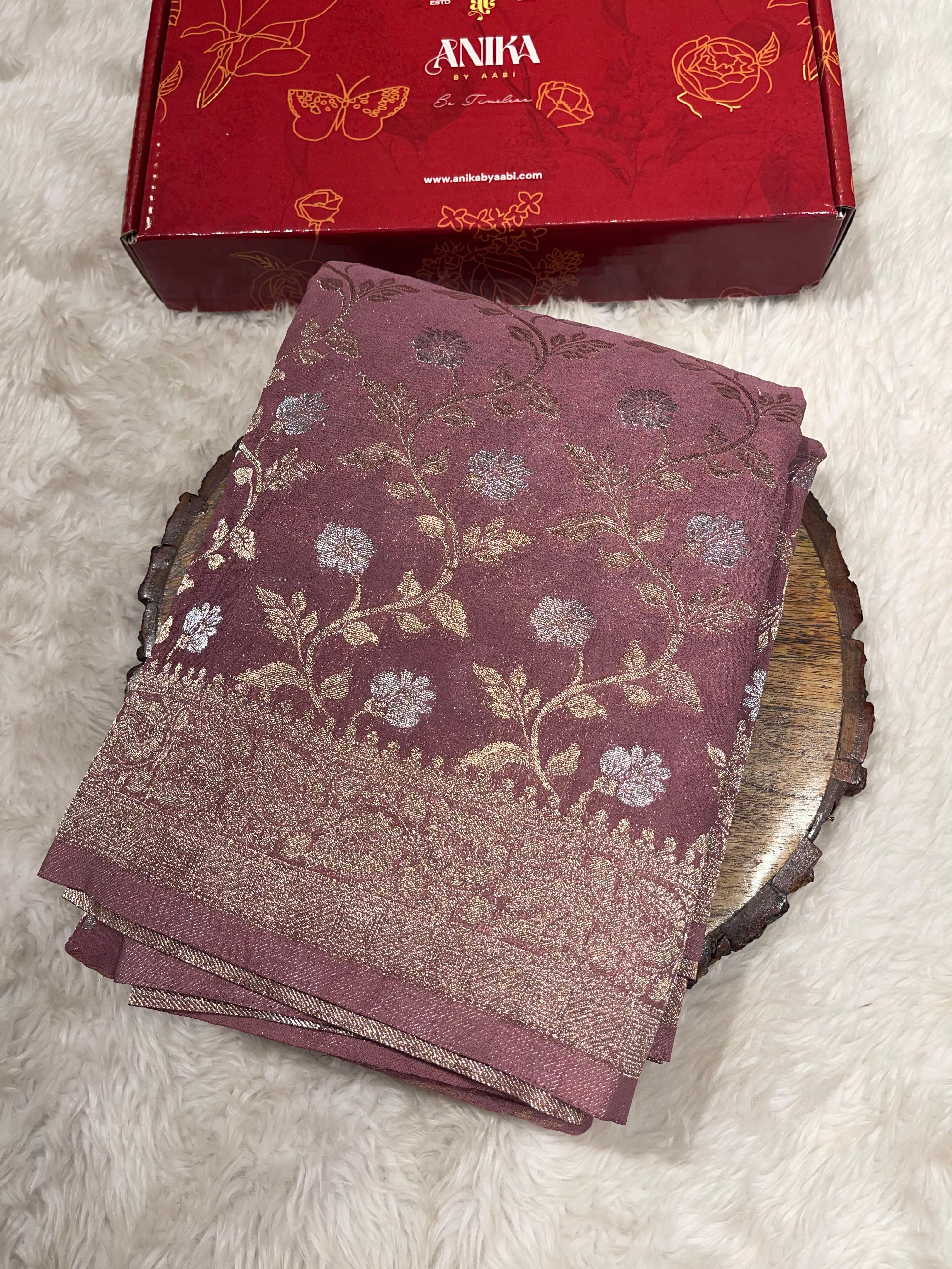 SAHANA-PASTEL  ONION PINK SAREE