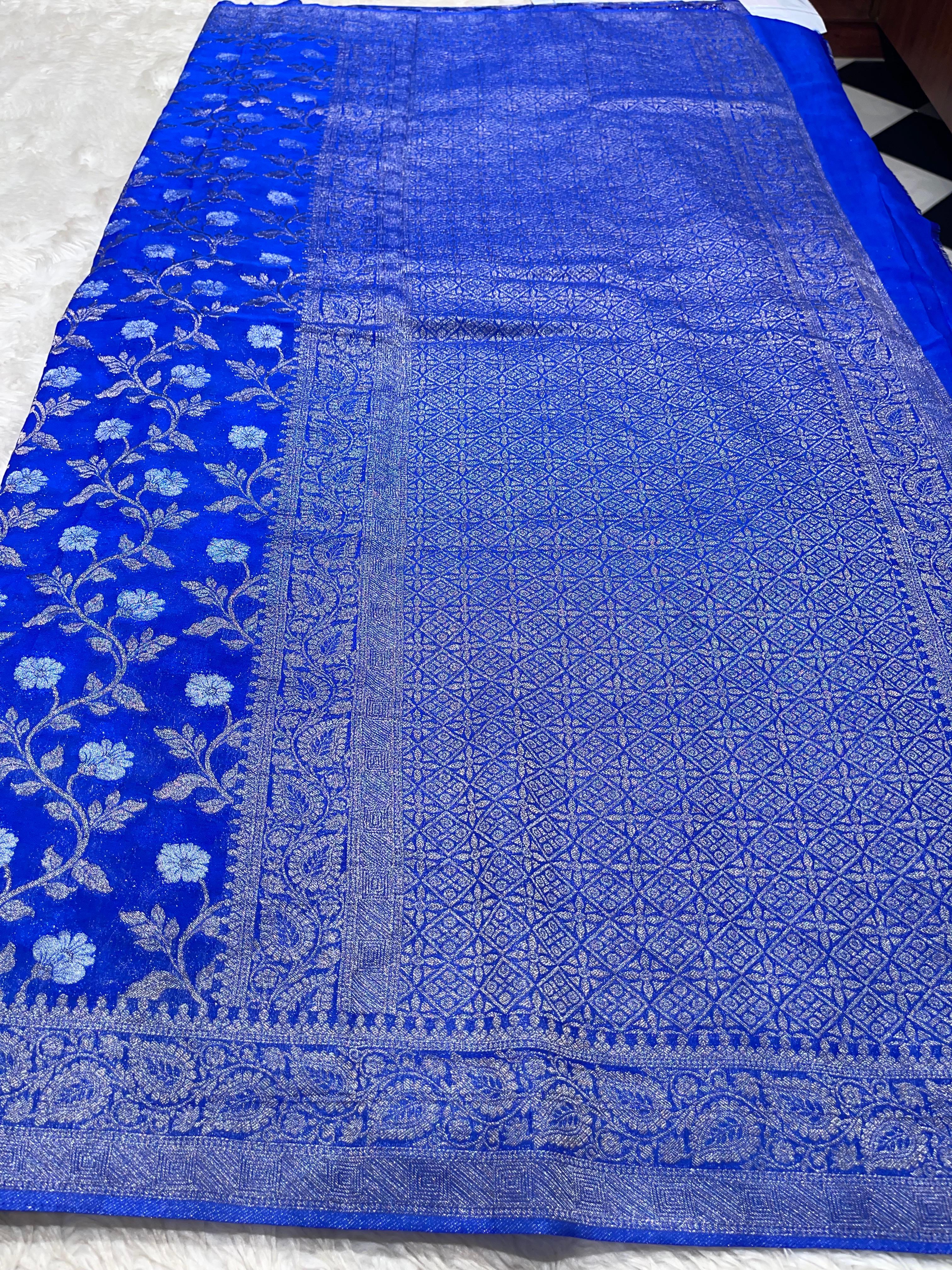 SAHANA-ROYAL BLUE SAREE