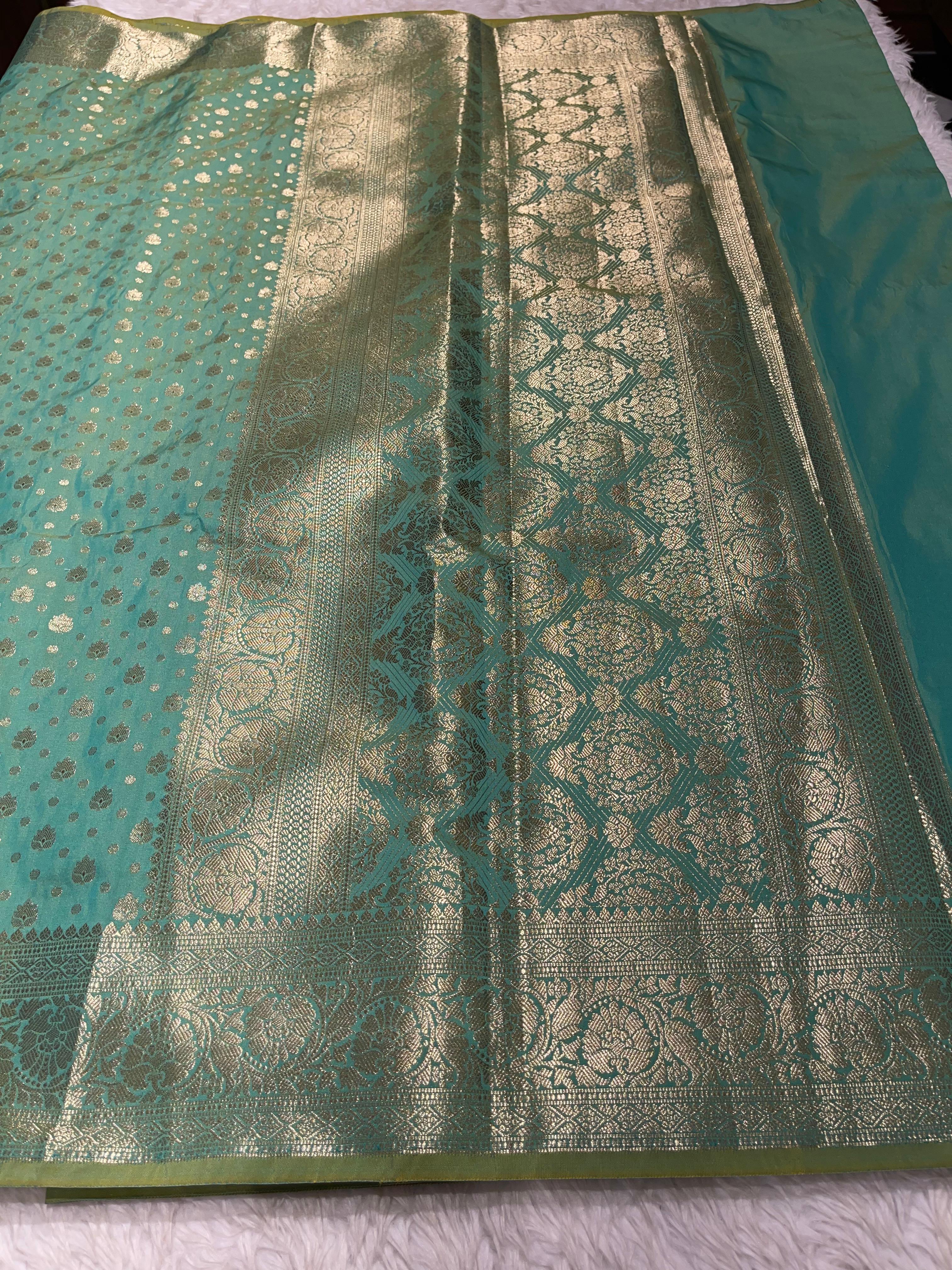 ANIKA'S SEMI KATAN SILK SAREE - ASK08