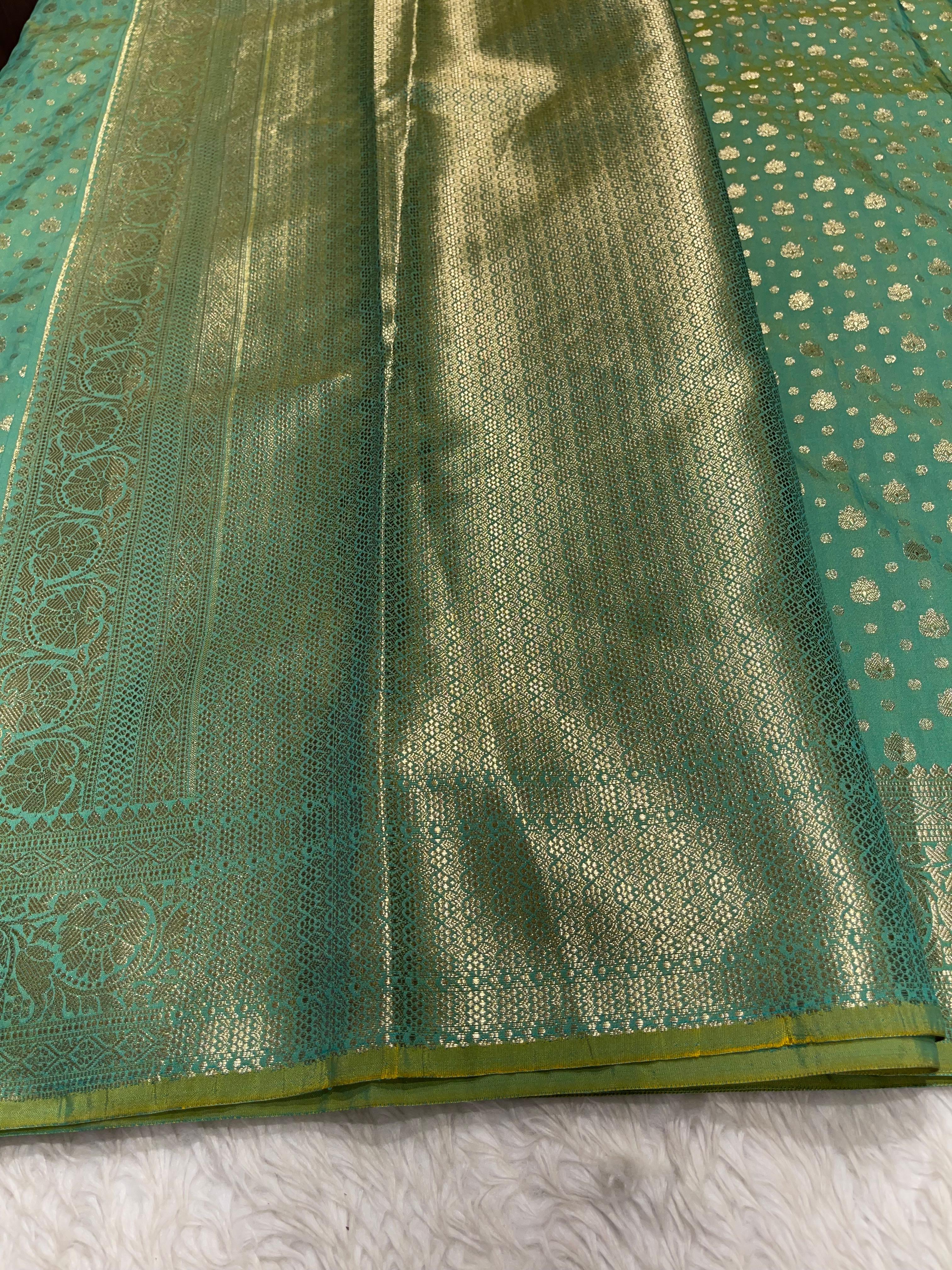 ANIKA'S SEMI KATAN SILK SAREE - ASK08