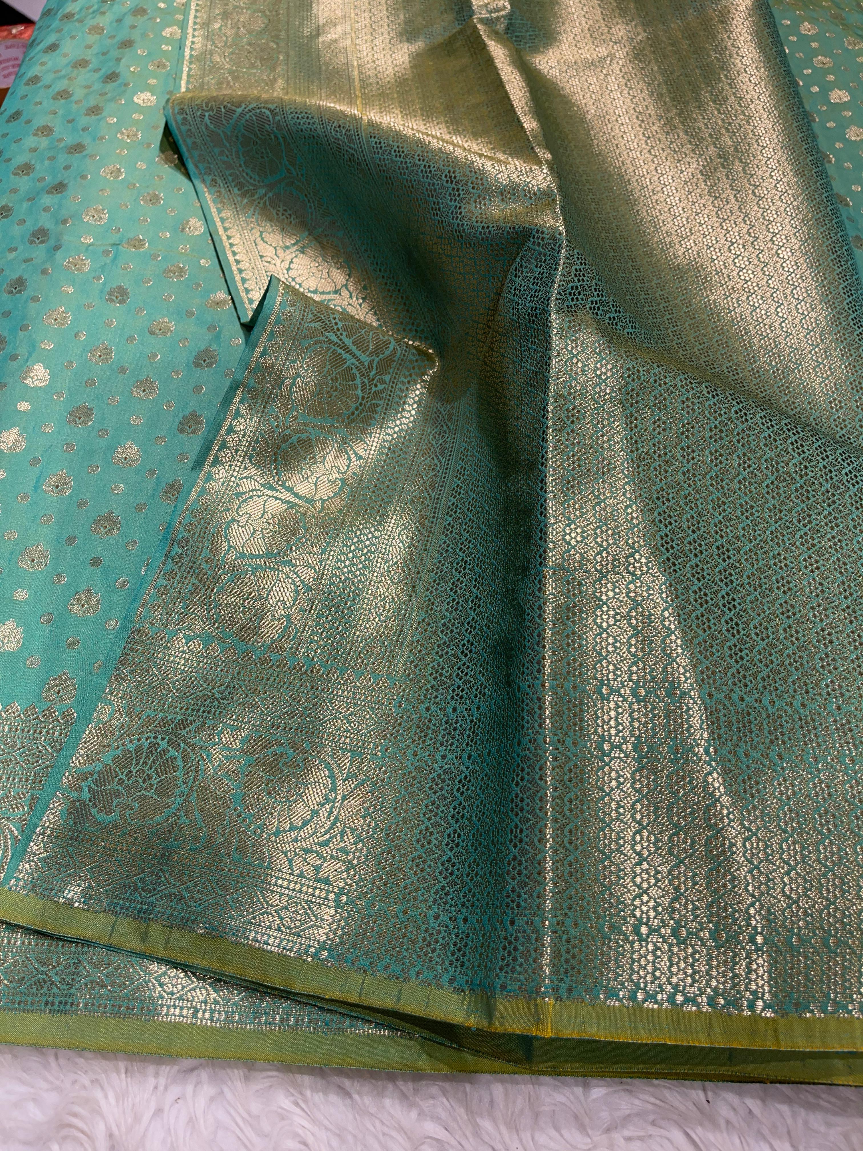 ANIKA'S SEMI KATAN SILK SAREE - ASK08