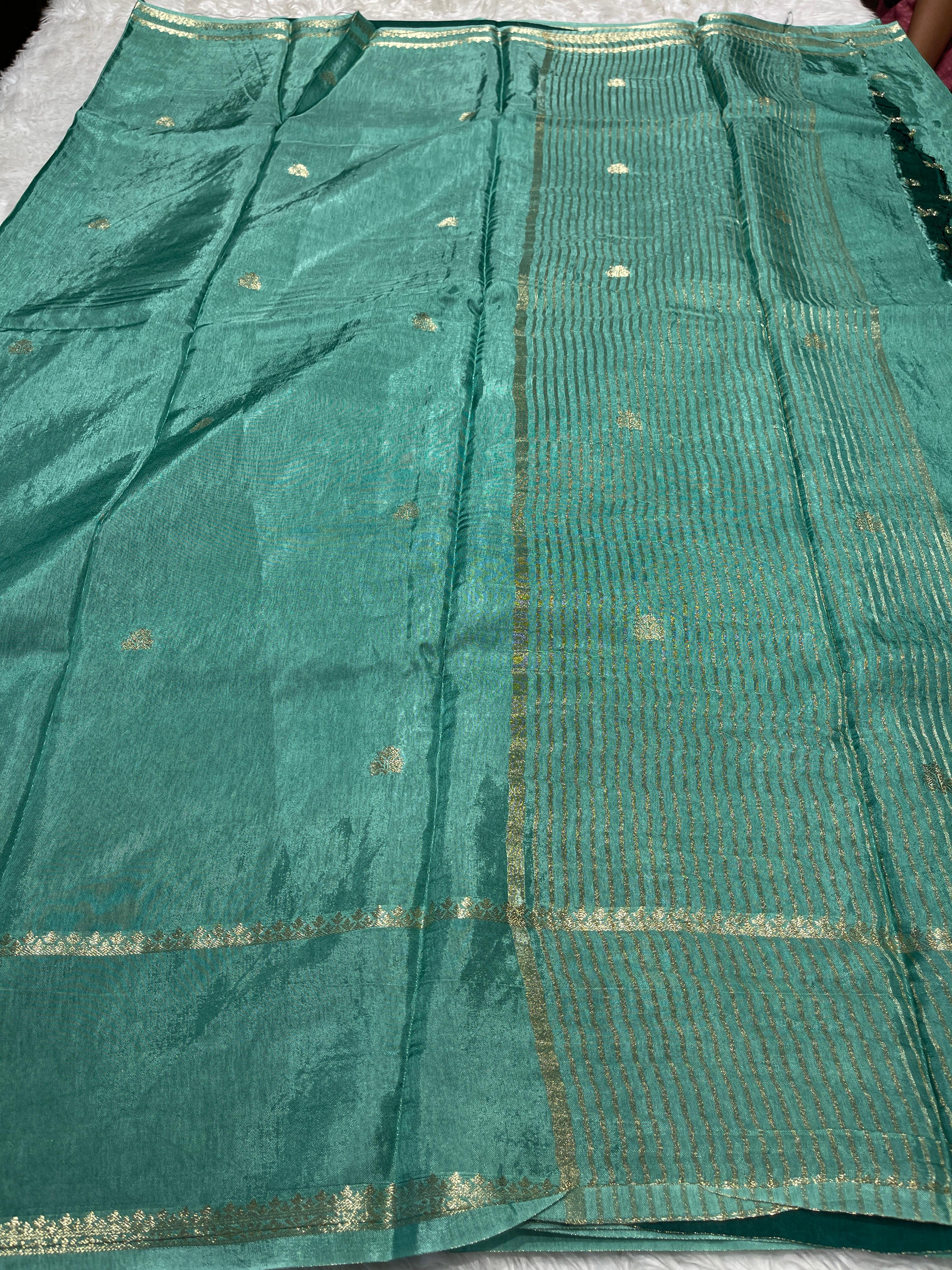 Viscose Chinon Silk Saree  - vcs03