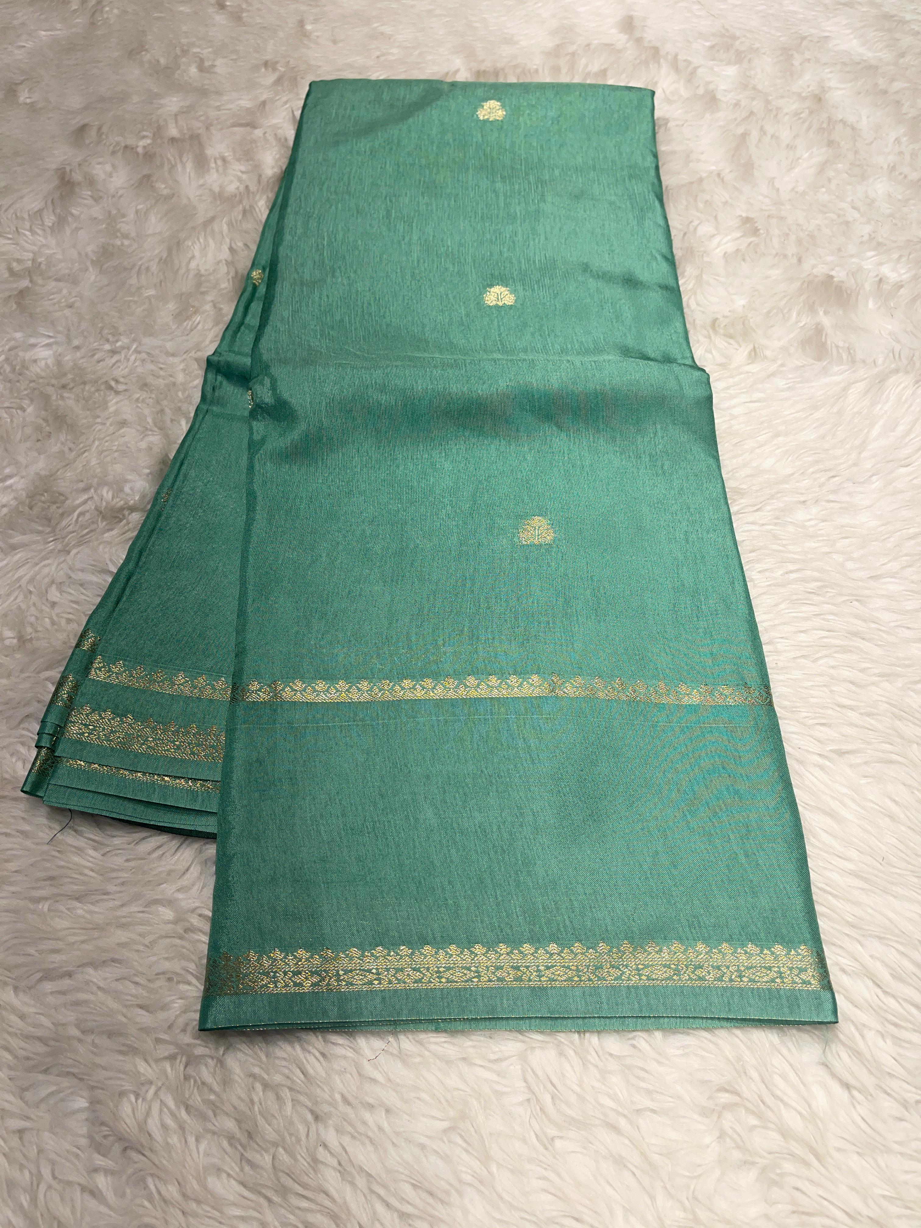 Viscose Chinon Silk Saree  - vcs03