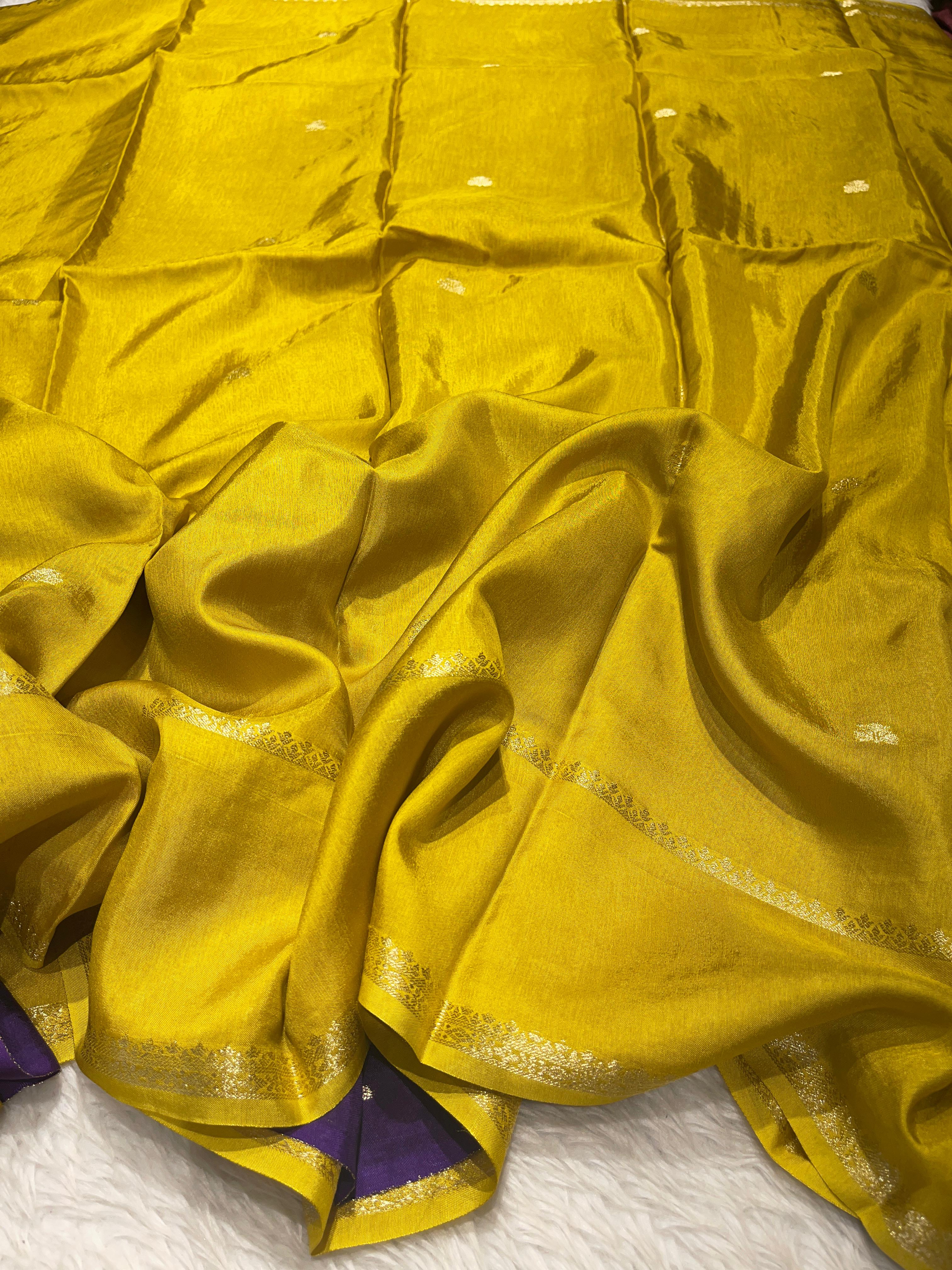 Viscose Chinon Silk Saree  -  vcs04