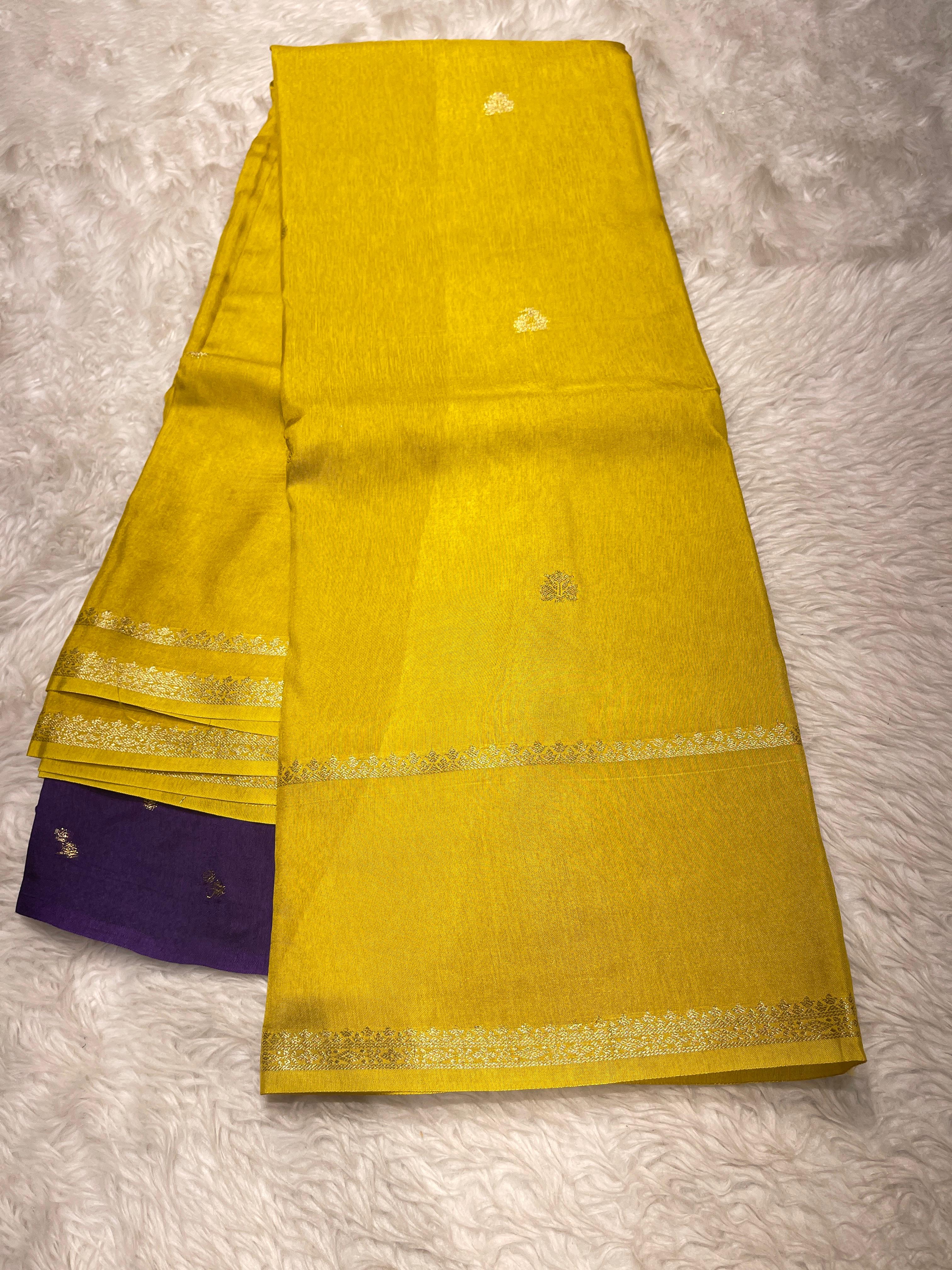 Viscose Chinon Silk Saree  -  vcs04