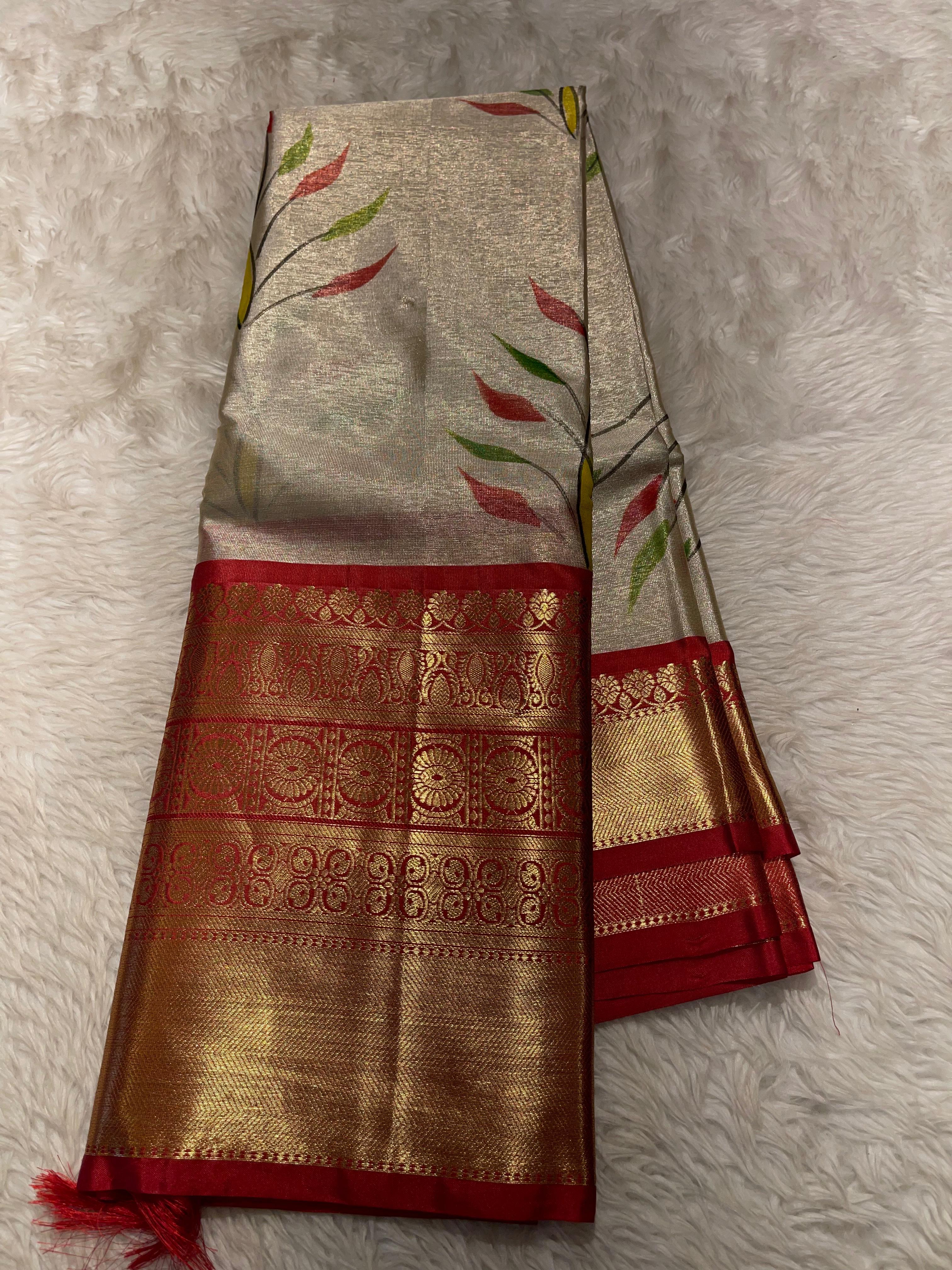 ANIKA'S KANCHI SEMI TISSUE SILK SAREE-AK04