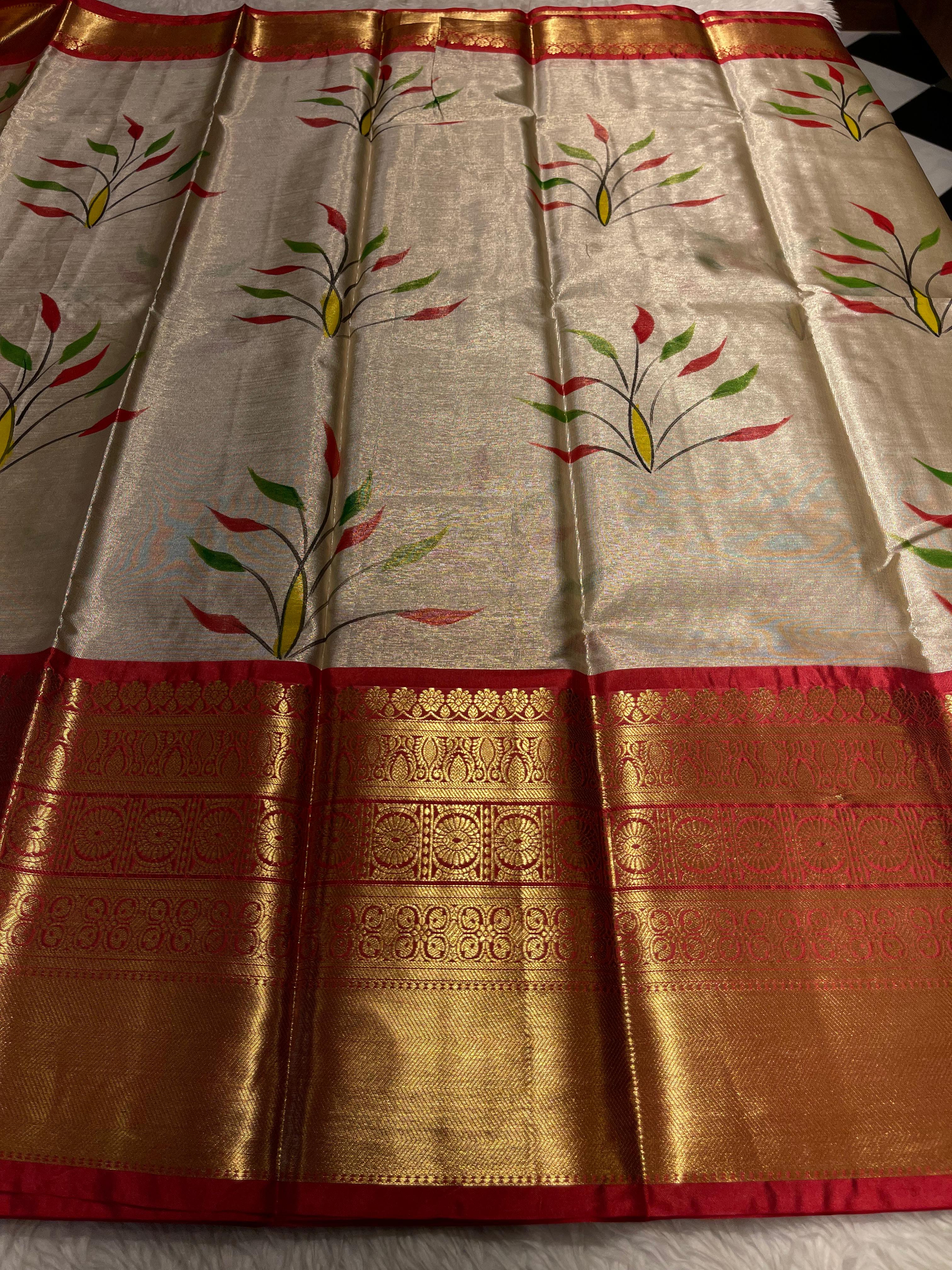 ANIKA'S KANCHI SEMI TISSUE SILK SAREE-AK04