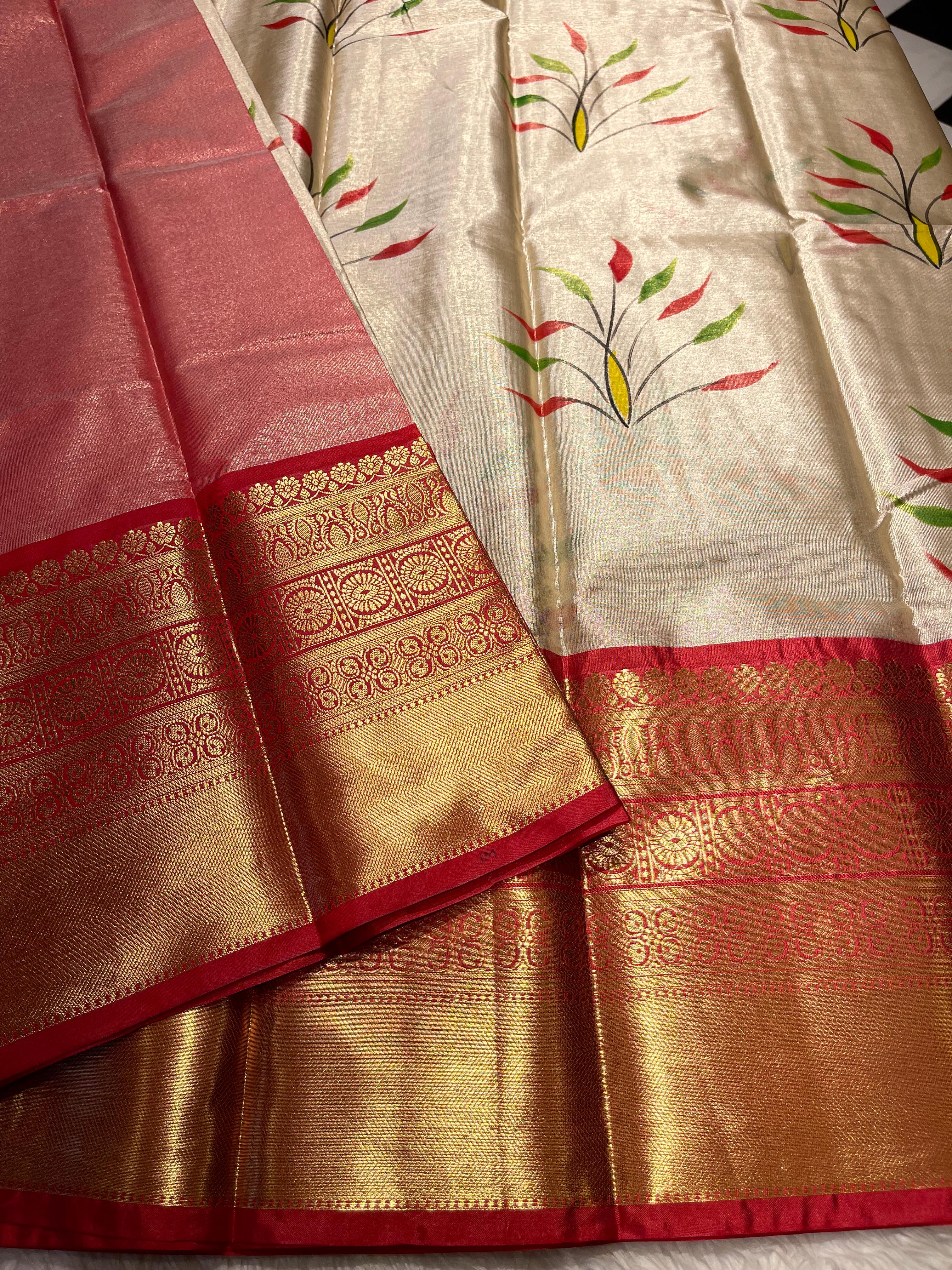 ANIKA'S KANCHI SEMI TISSUE SILK SAREE-AK04