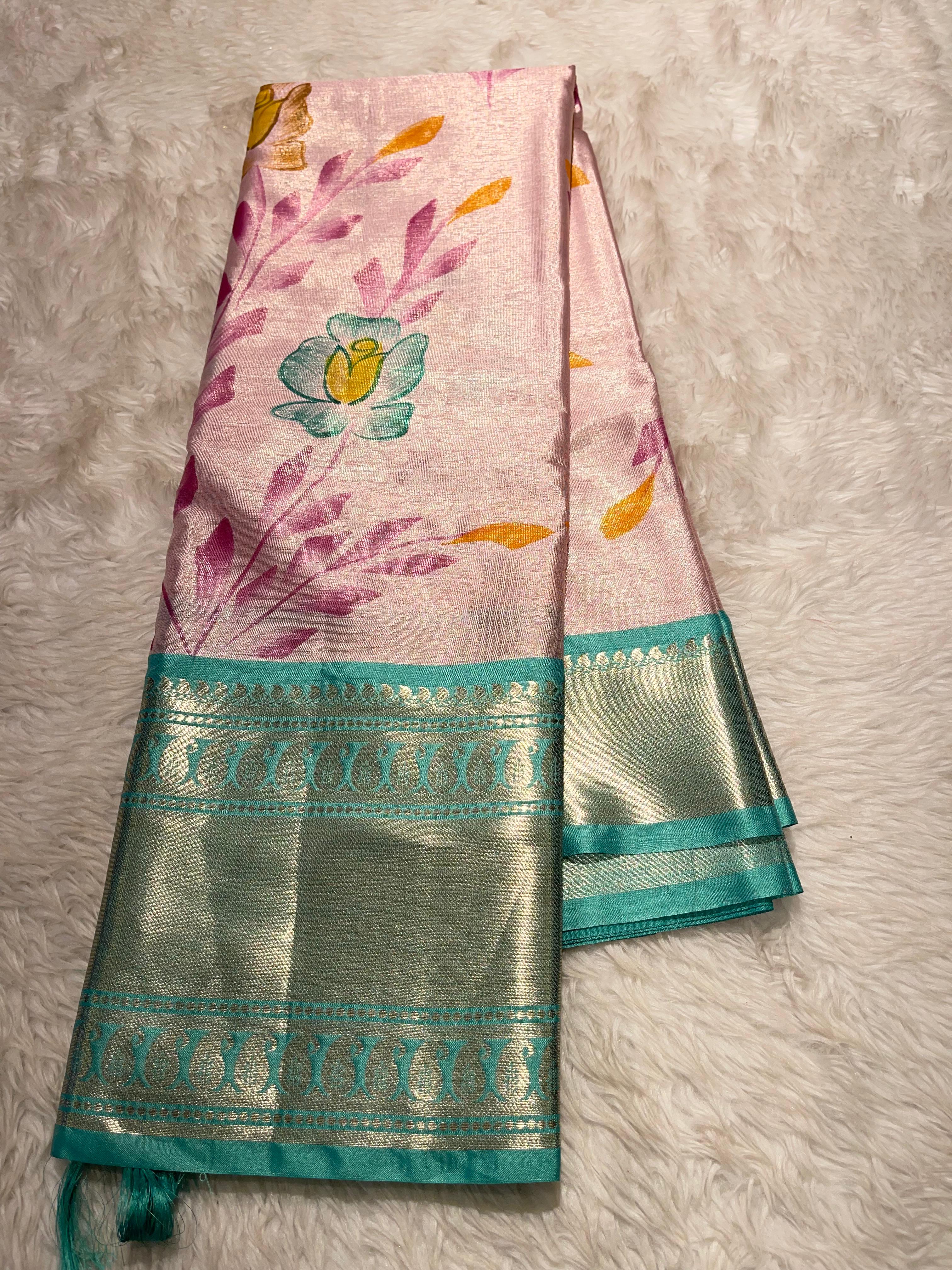 ANIKA'S KANCHI SEMI TISSUE SILK SAREE-AK05
