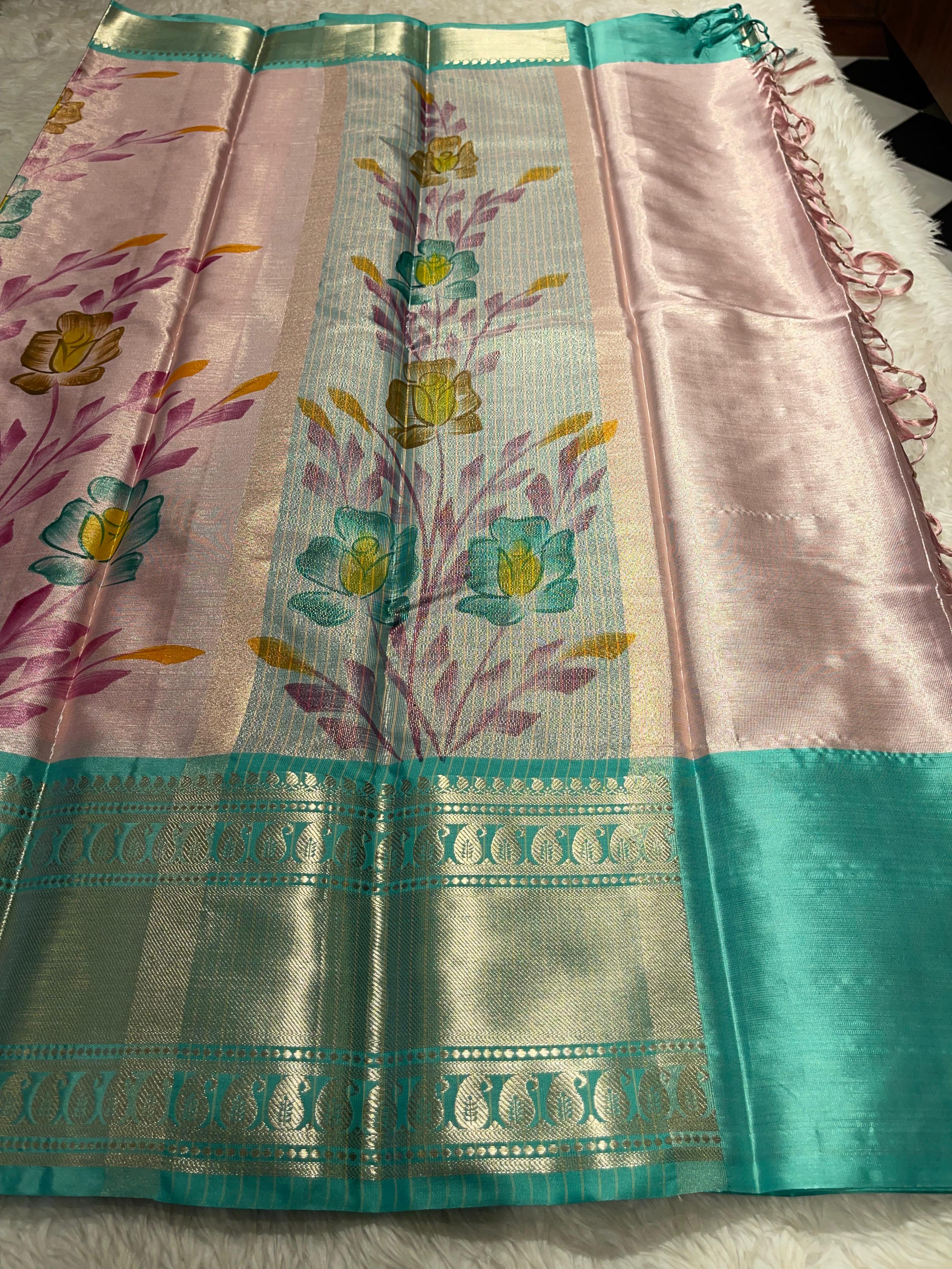 ANIKA'S KANCHI SEMI TISSUE SILK SAREE-AK05