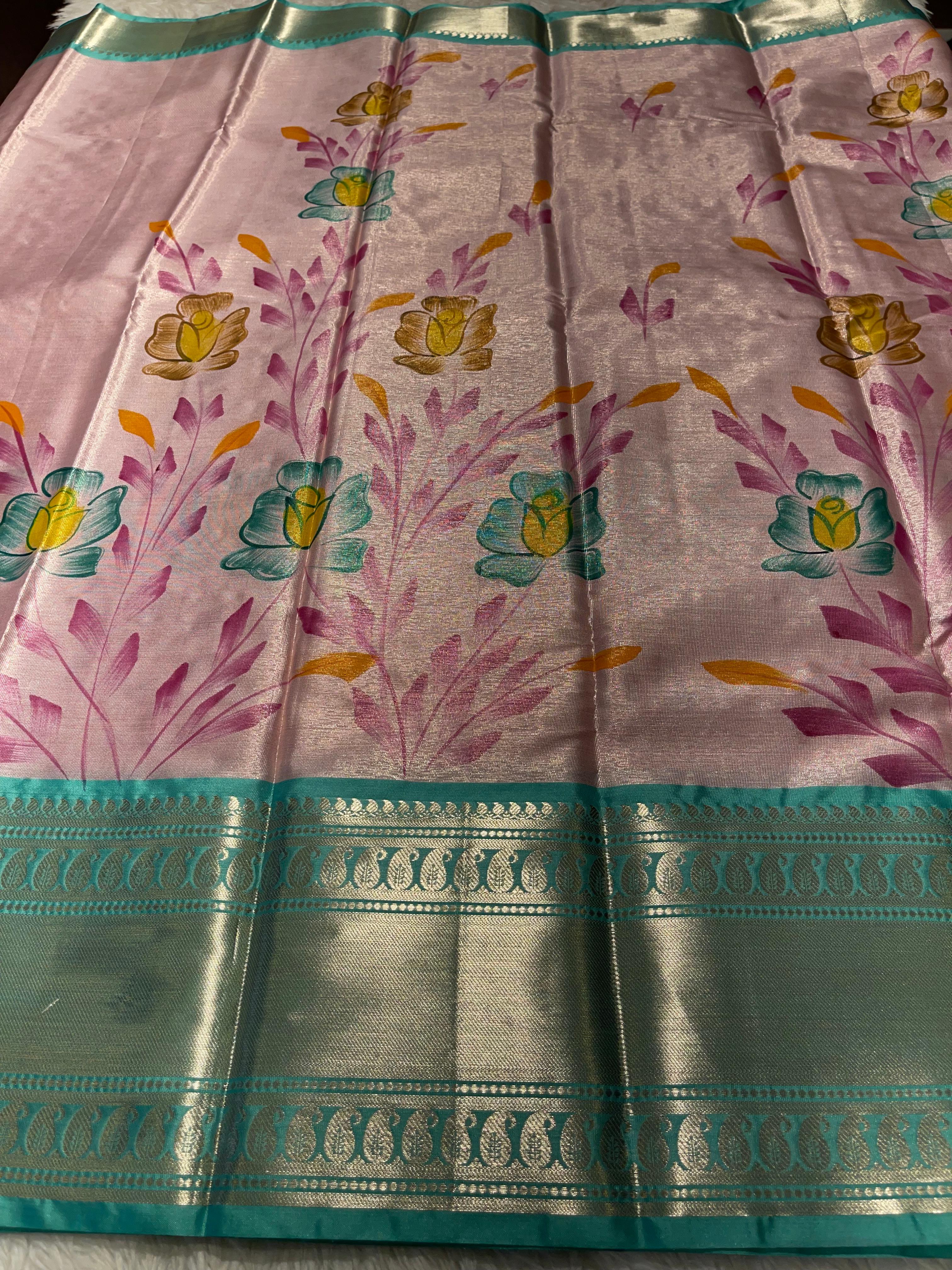ANIKA'S KANCHI SEMI TISSUE SILK SAREE-AK05