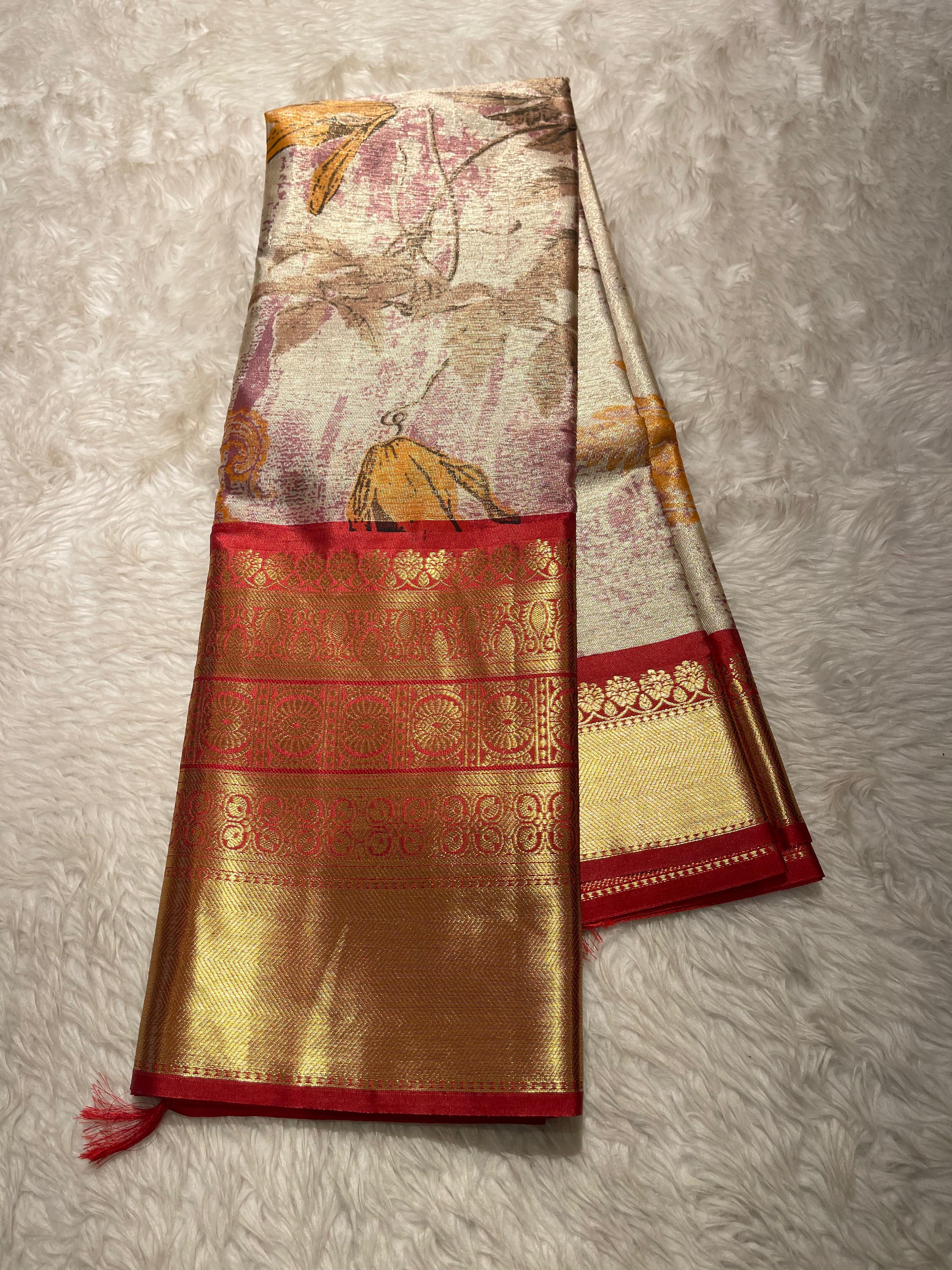 ANIKA'S KANCHI SEMI TISSUE SILK SAREE-AK06
