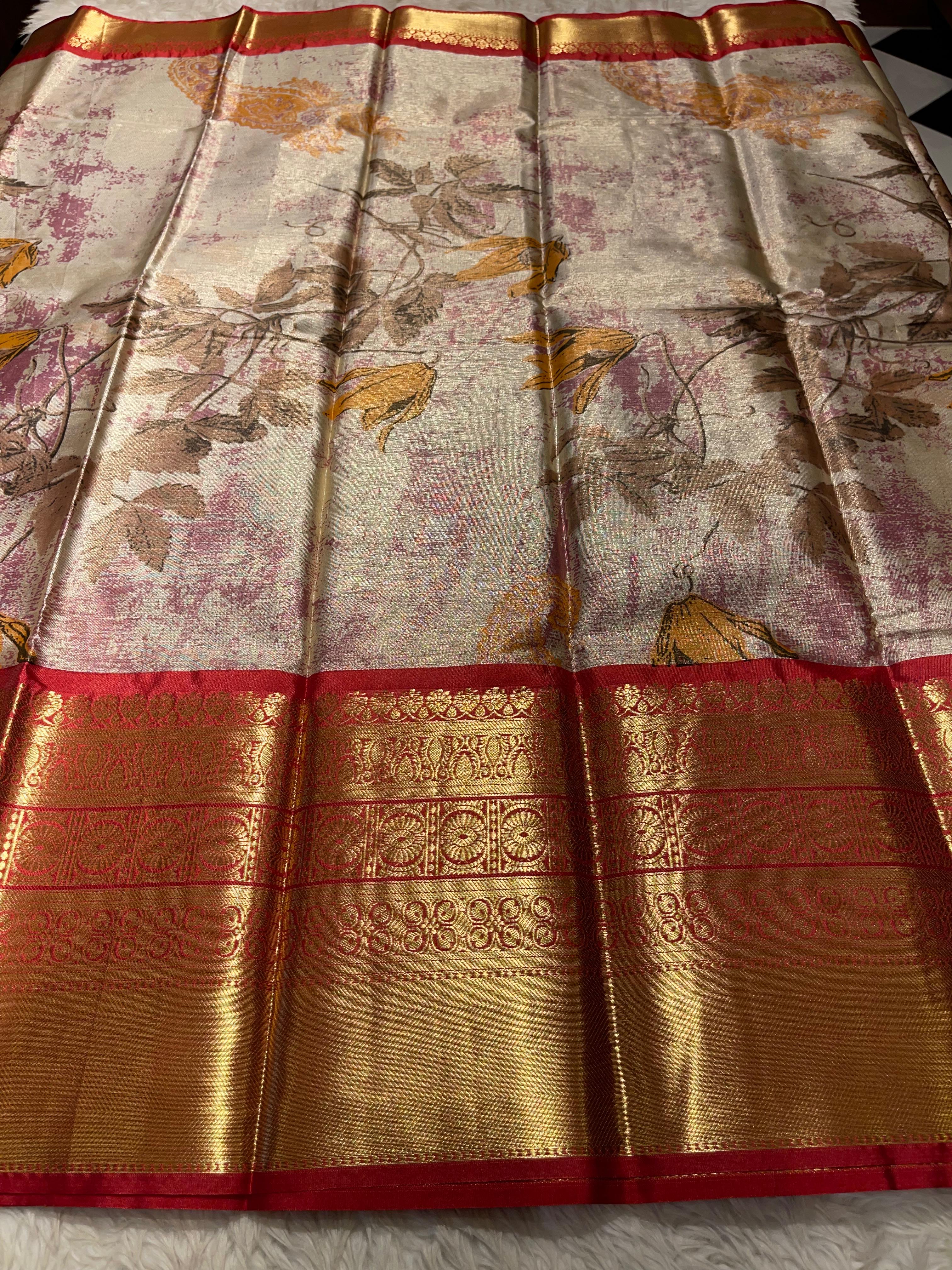 ANIKA'S KANCHI SEMI TISSUE SILK SAREE-AK06