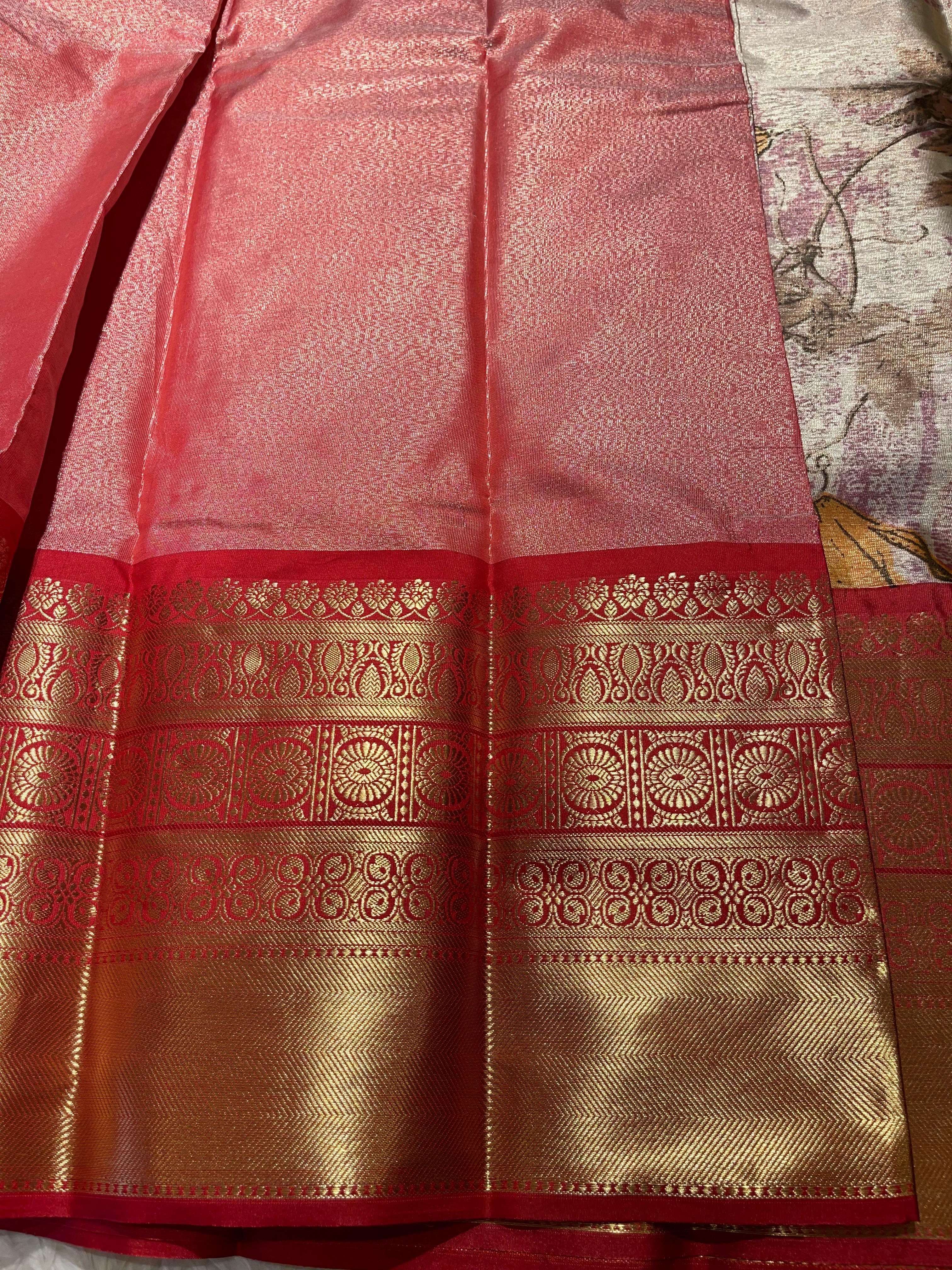ANIKA'S KANCHI SEMI TISSUE SILK SAREE-AK06