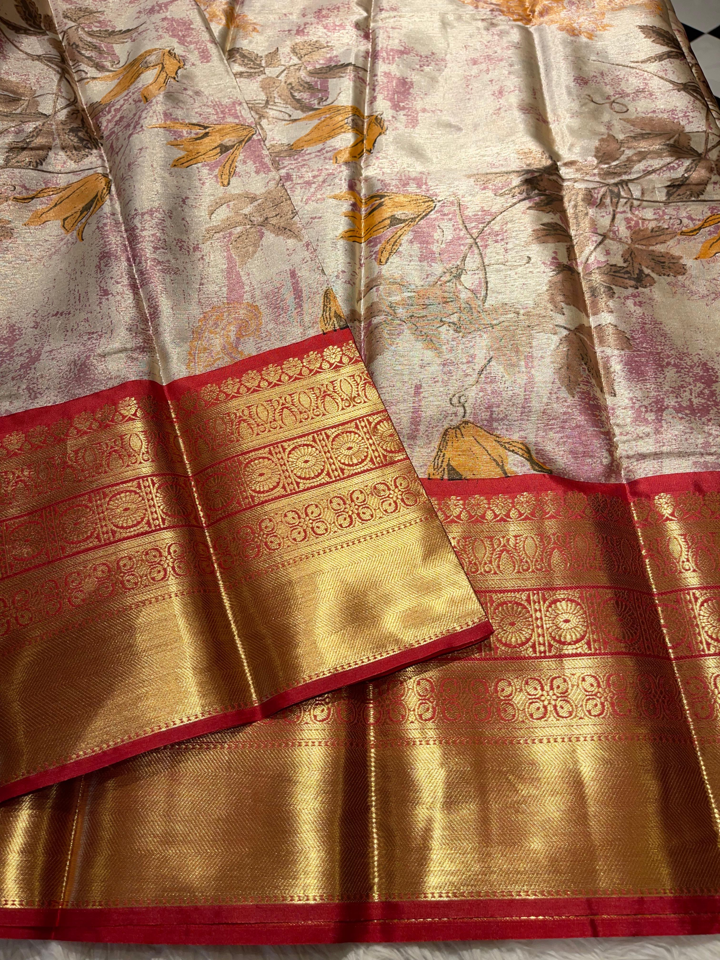 ANIKA'S KANCHI SEMI TISSUE SILK SAREE-AK06