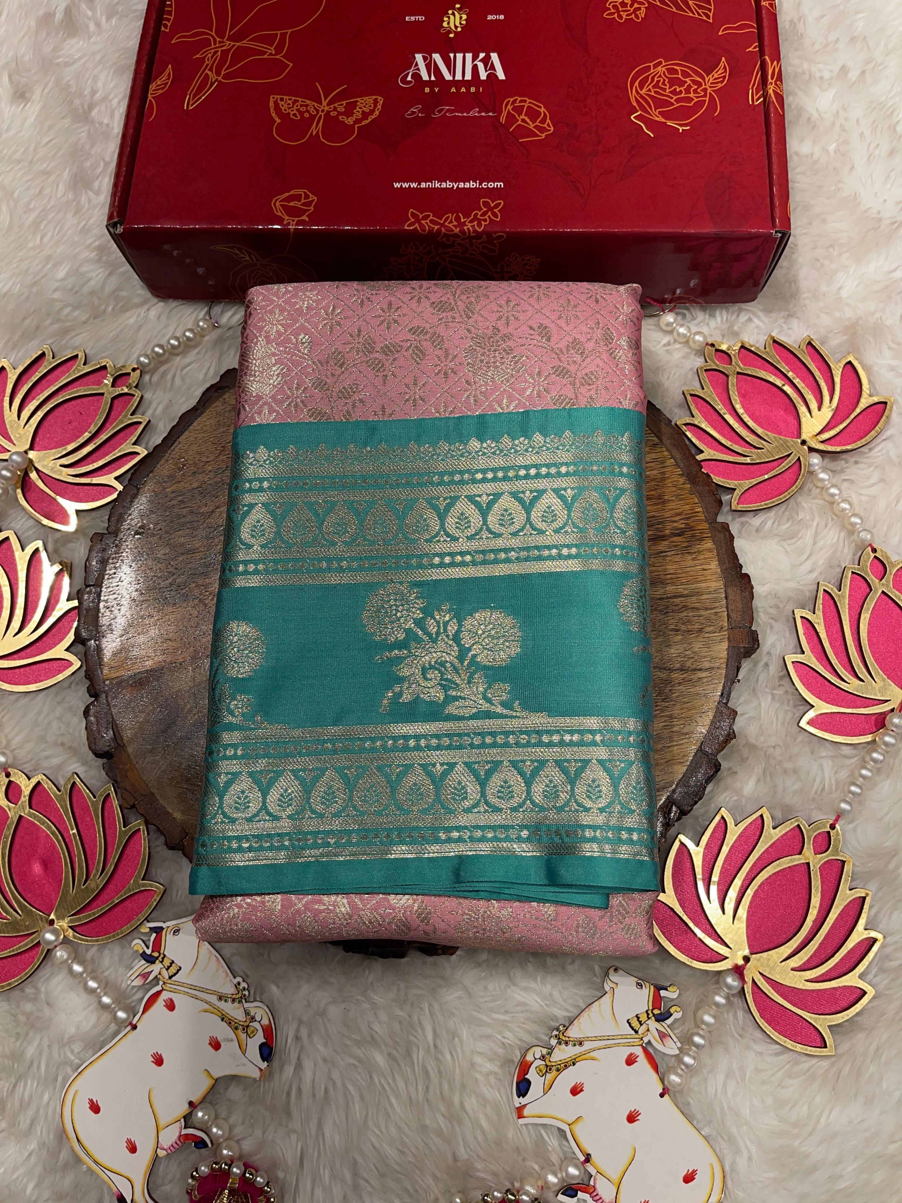 ANIKA'S KANCHI SEMI SILK SAREE-34