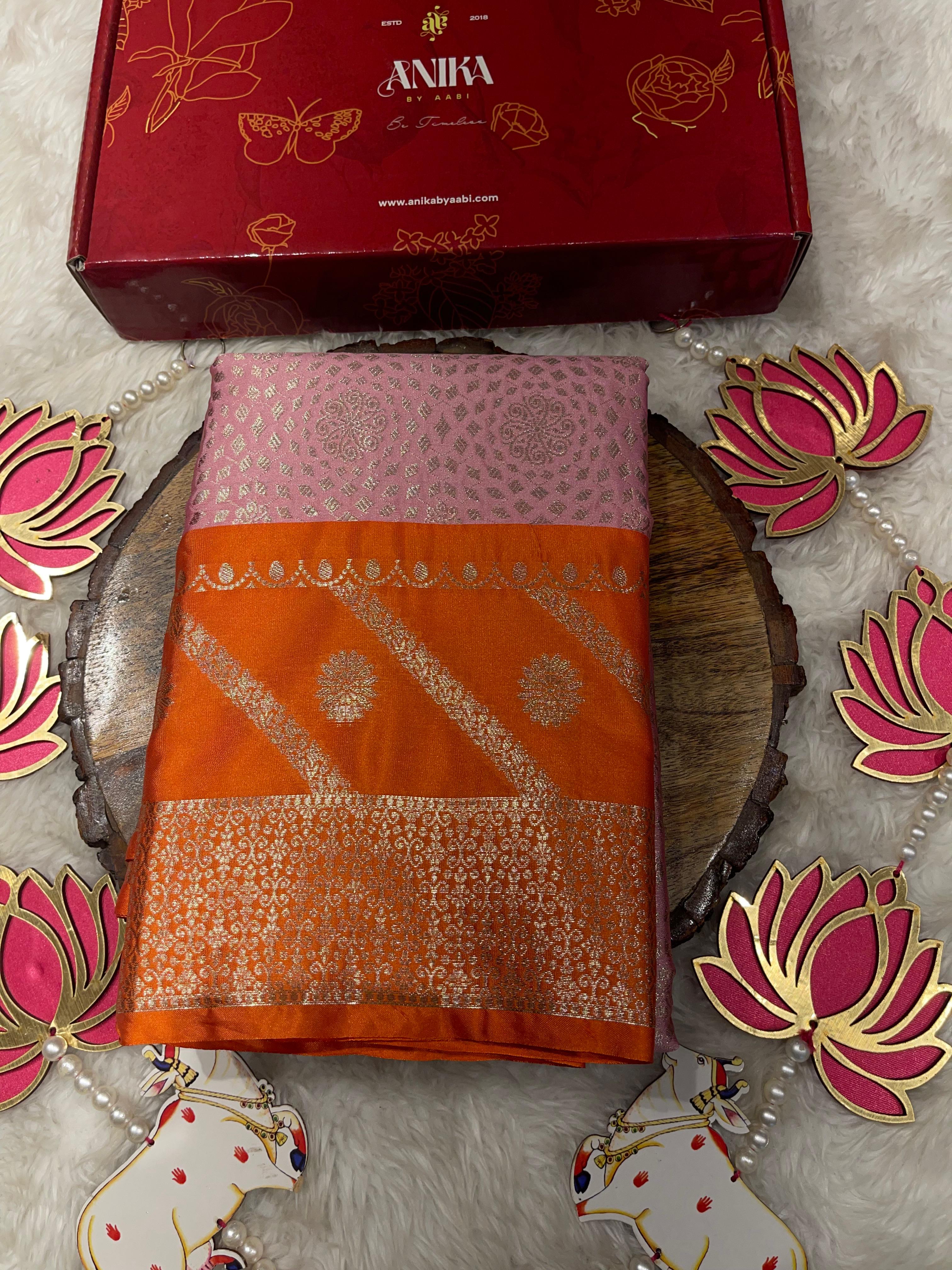 ANIKA'S KANCHI SEMI SILK SAREE-32