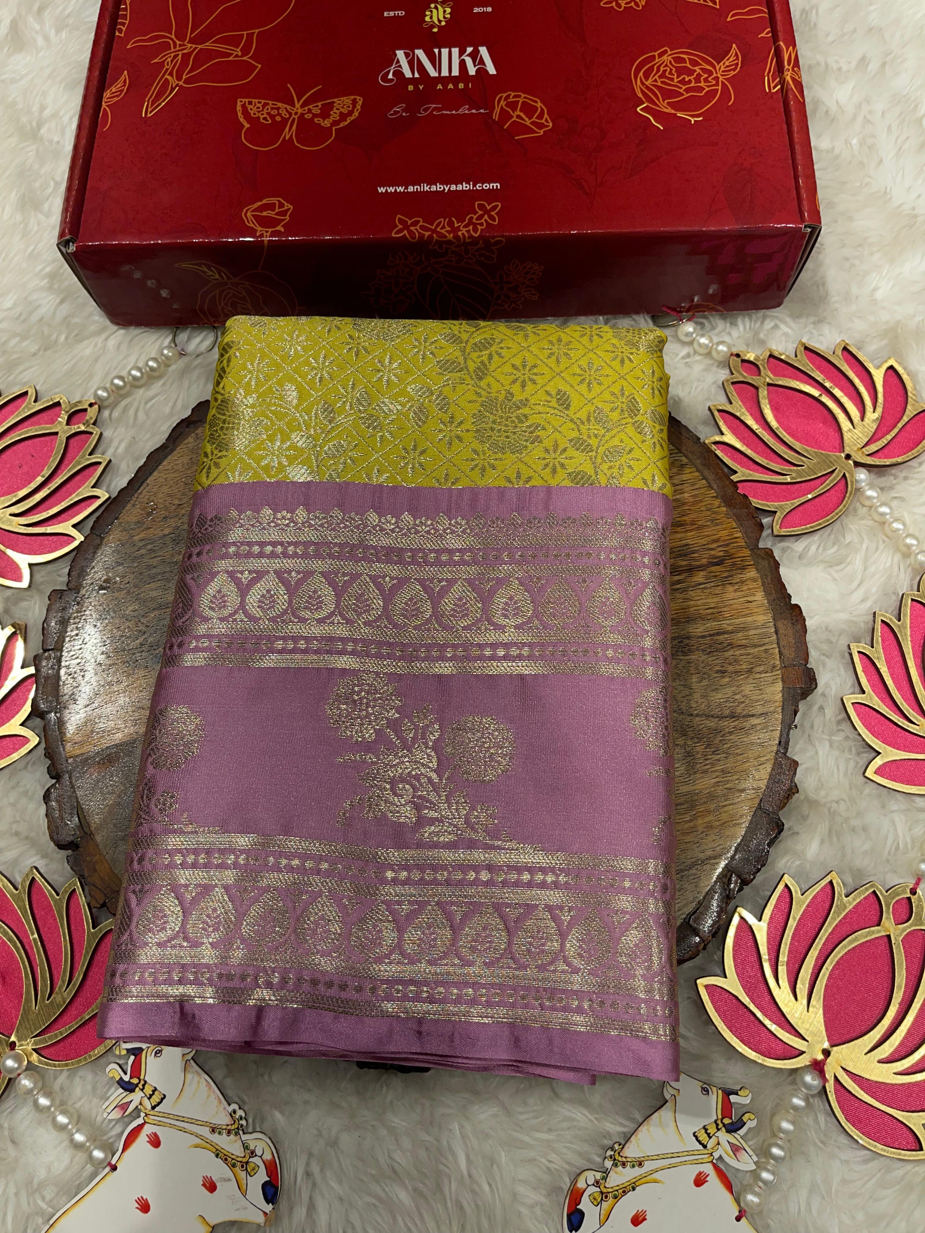 ANIKA'S KANCHI SEMI SILK SAREE-31