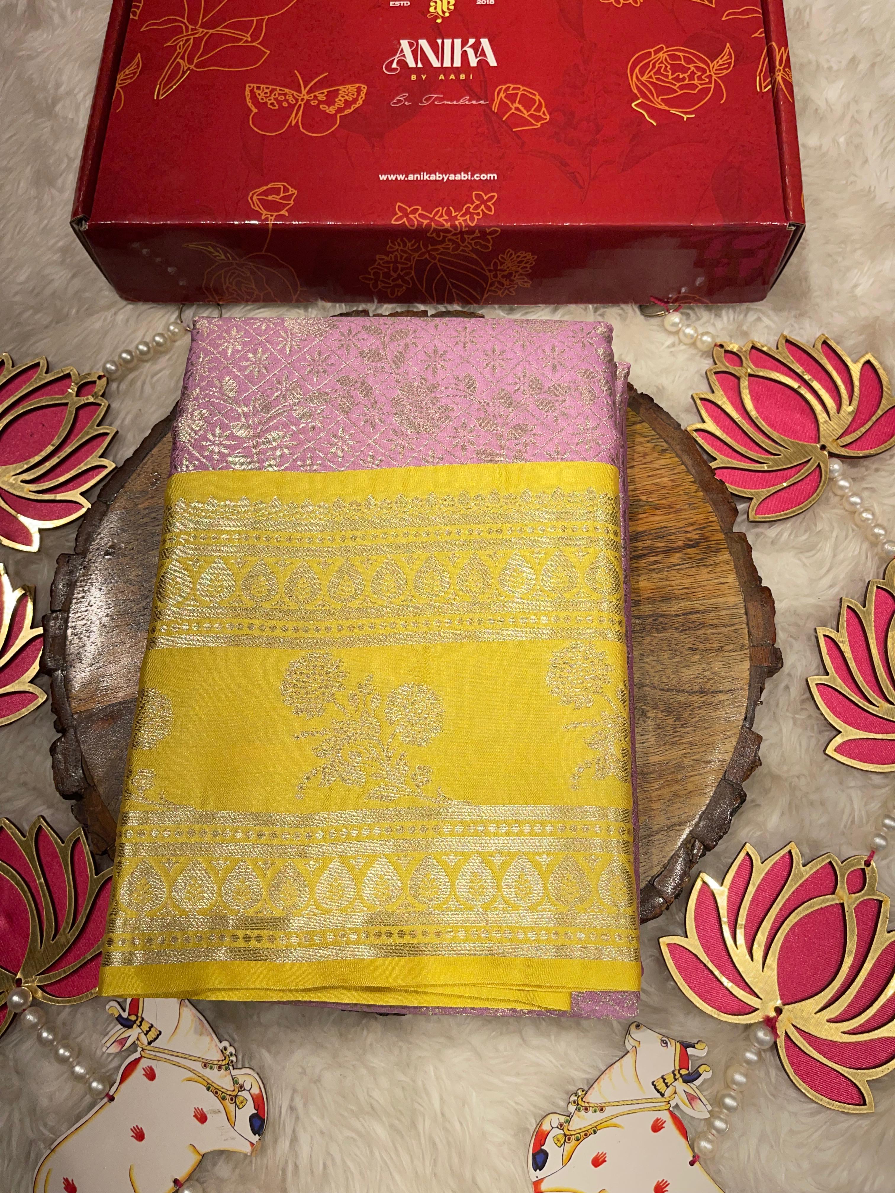 ANIKA'S KANCHI SEMI SILK SAREE-33