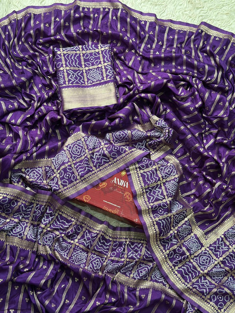 Bandini Exclusive Semi katan silk saree - AT02