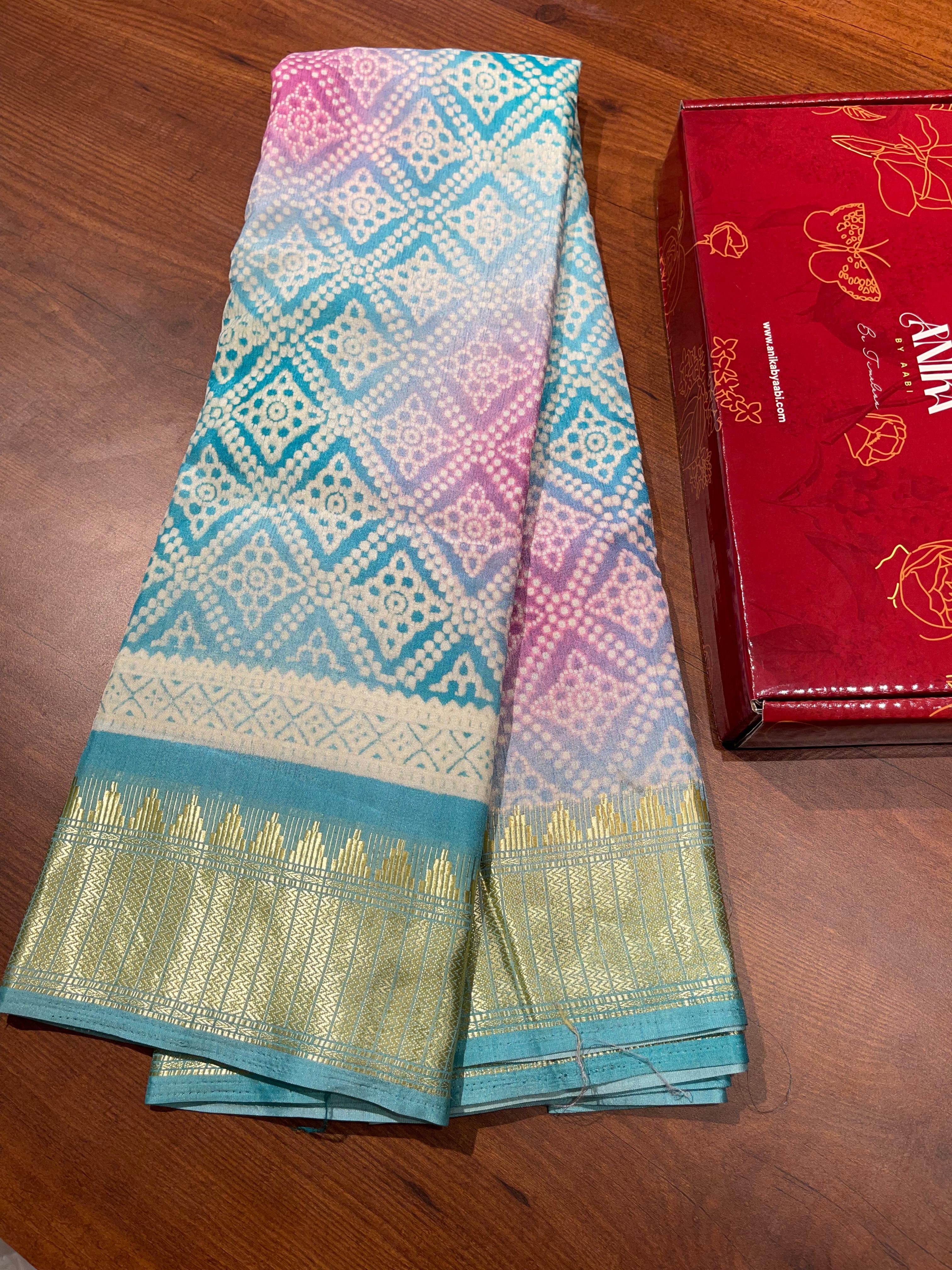 Printed Dola Saree2-PD19