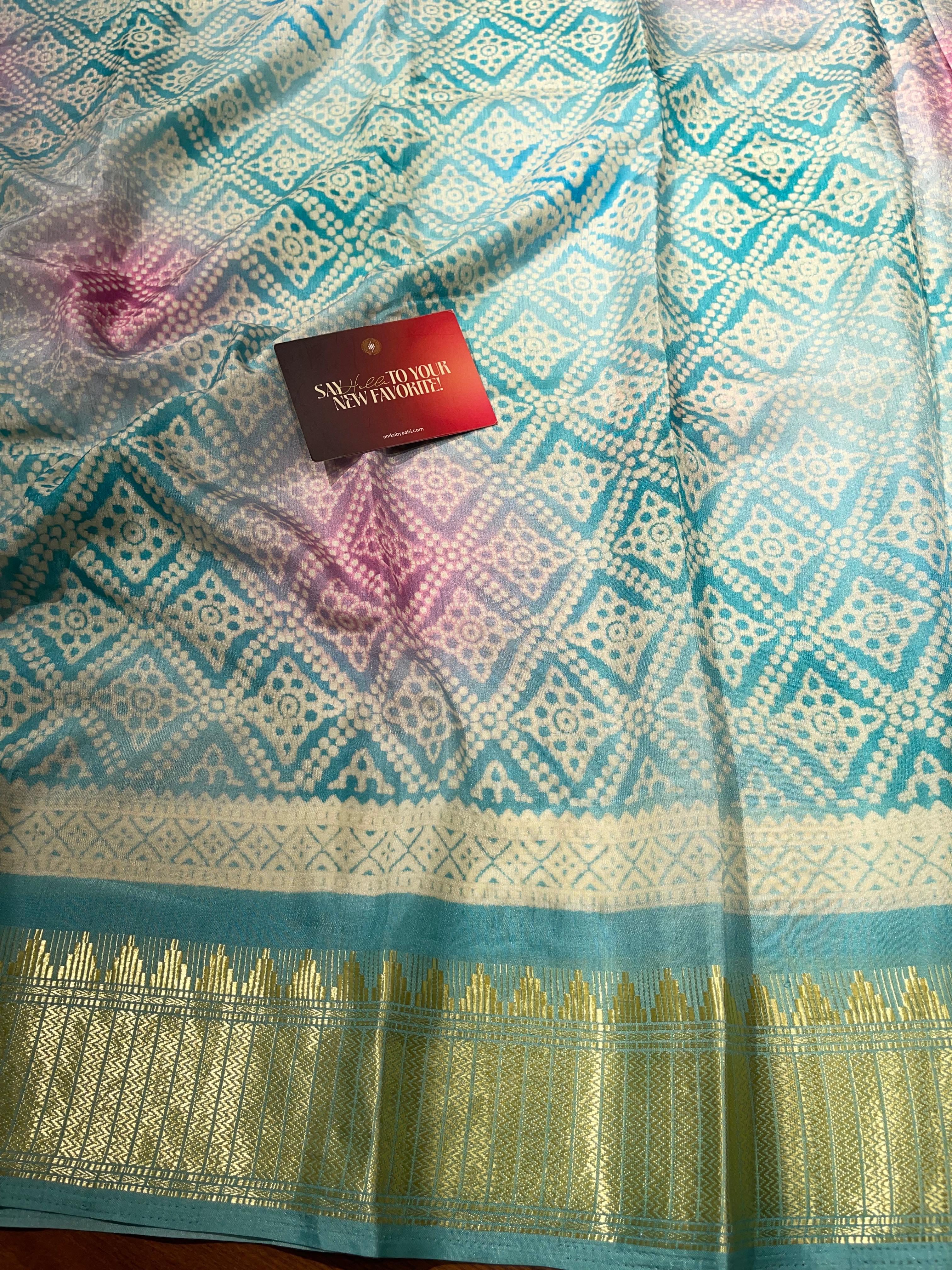 Printed Dola Saree2-PD19