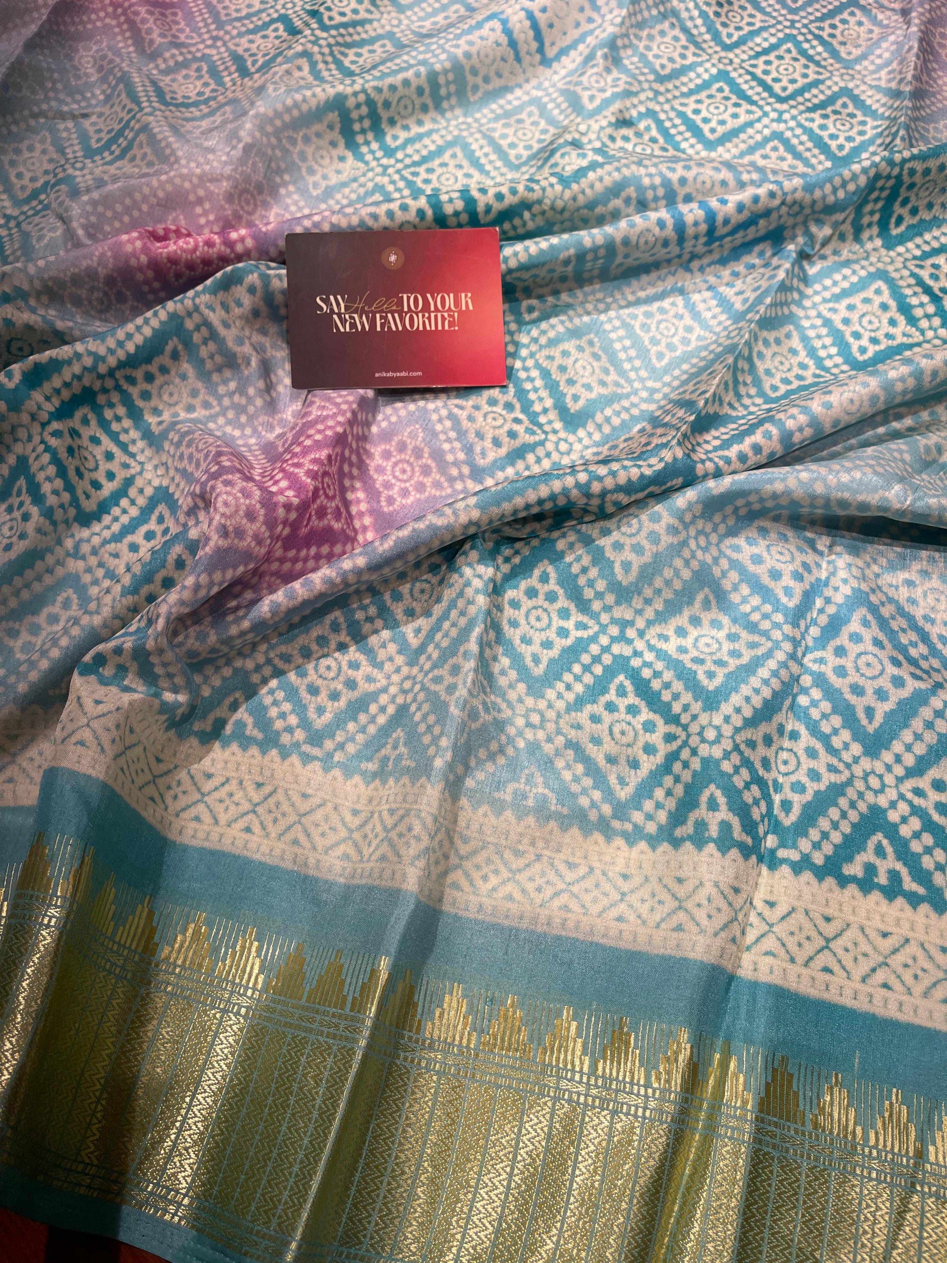 Printed Dola Saree2-PD19