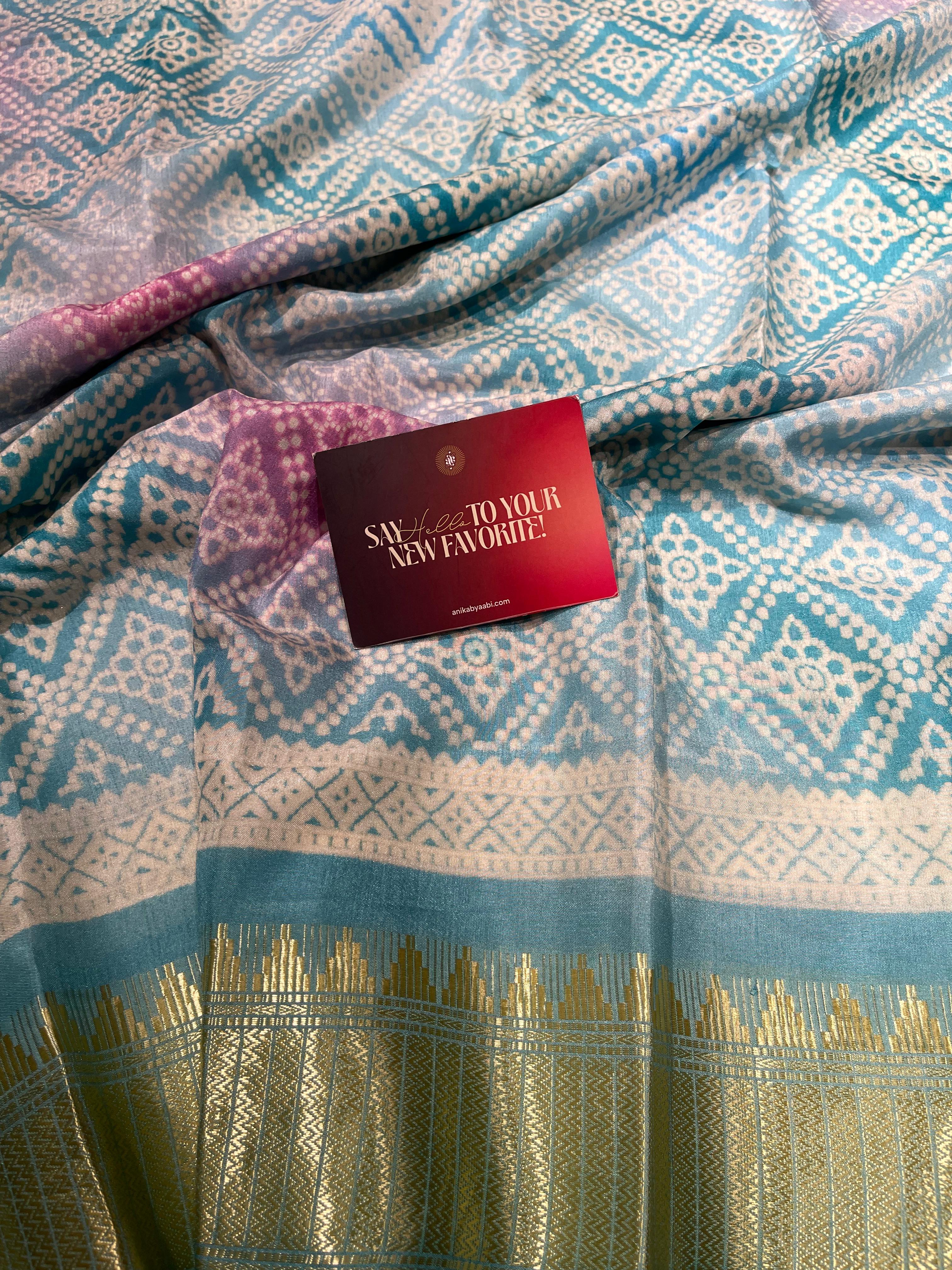 Printed Dola Saree2-PD19