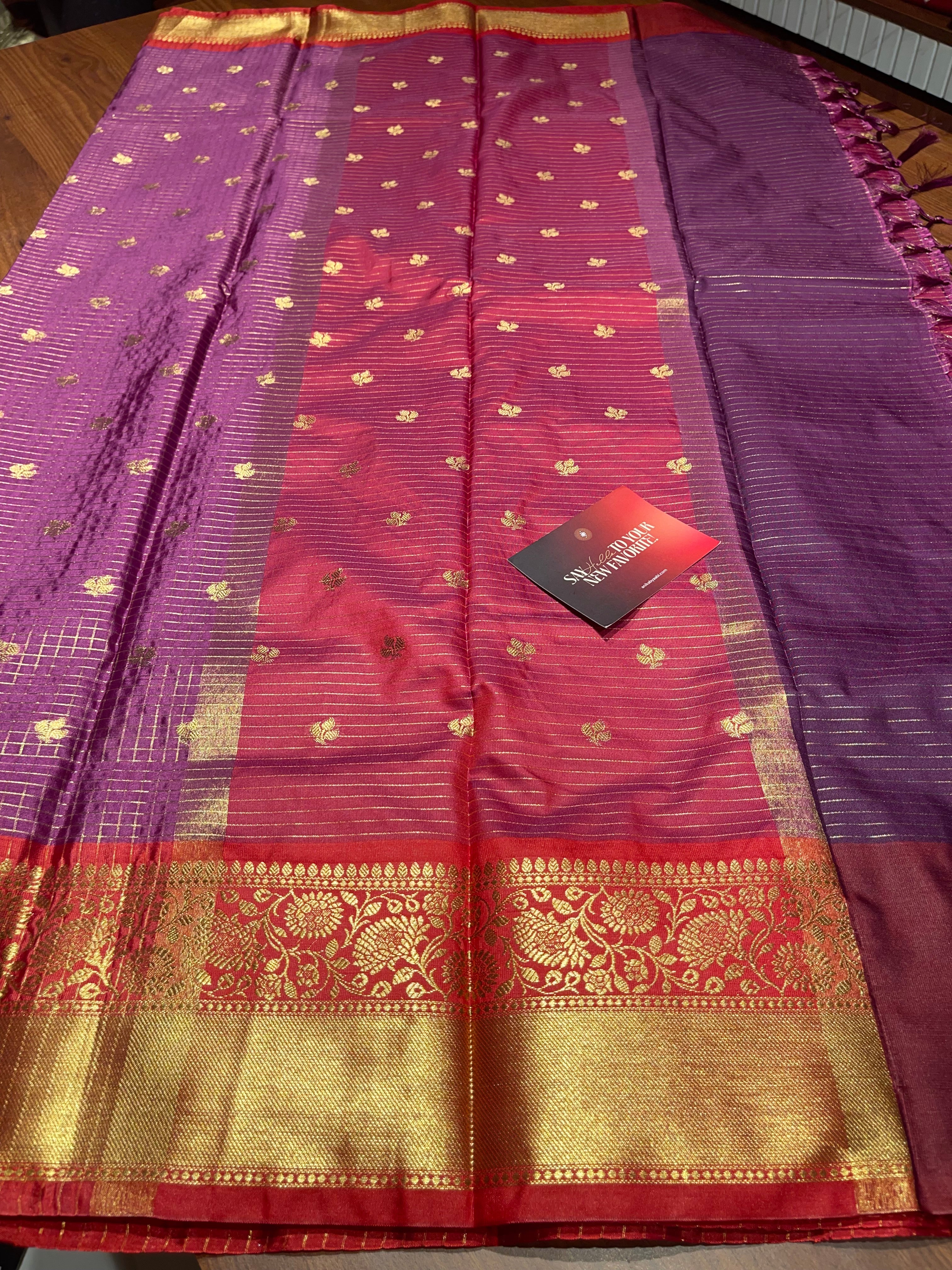 Anika’s Semi silk checks -ASC10