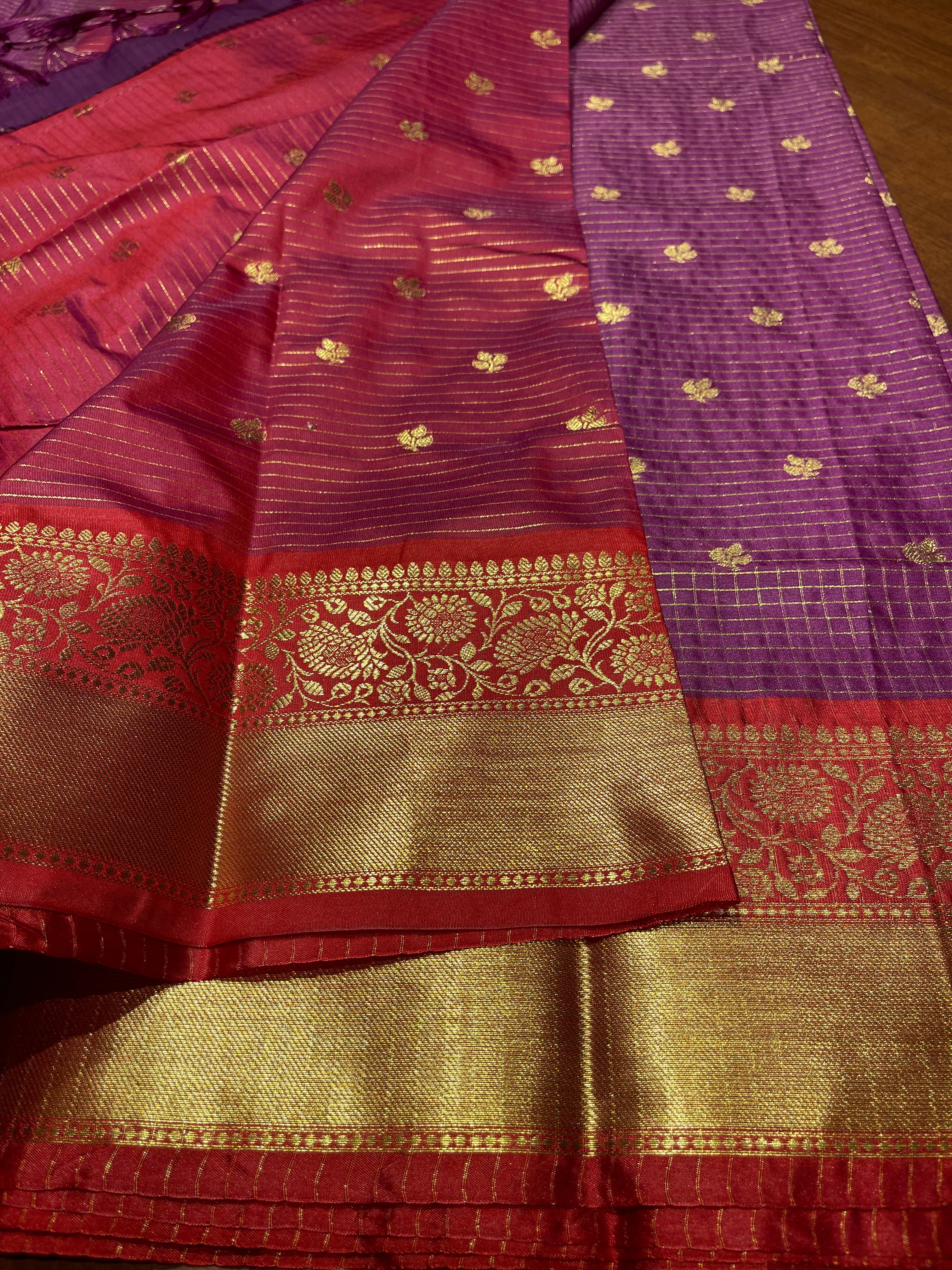 Anika’s Semi silk checks -ASC10