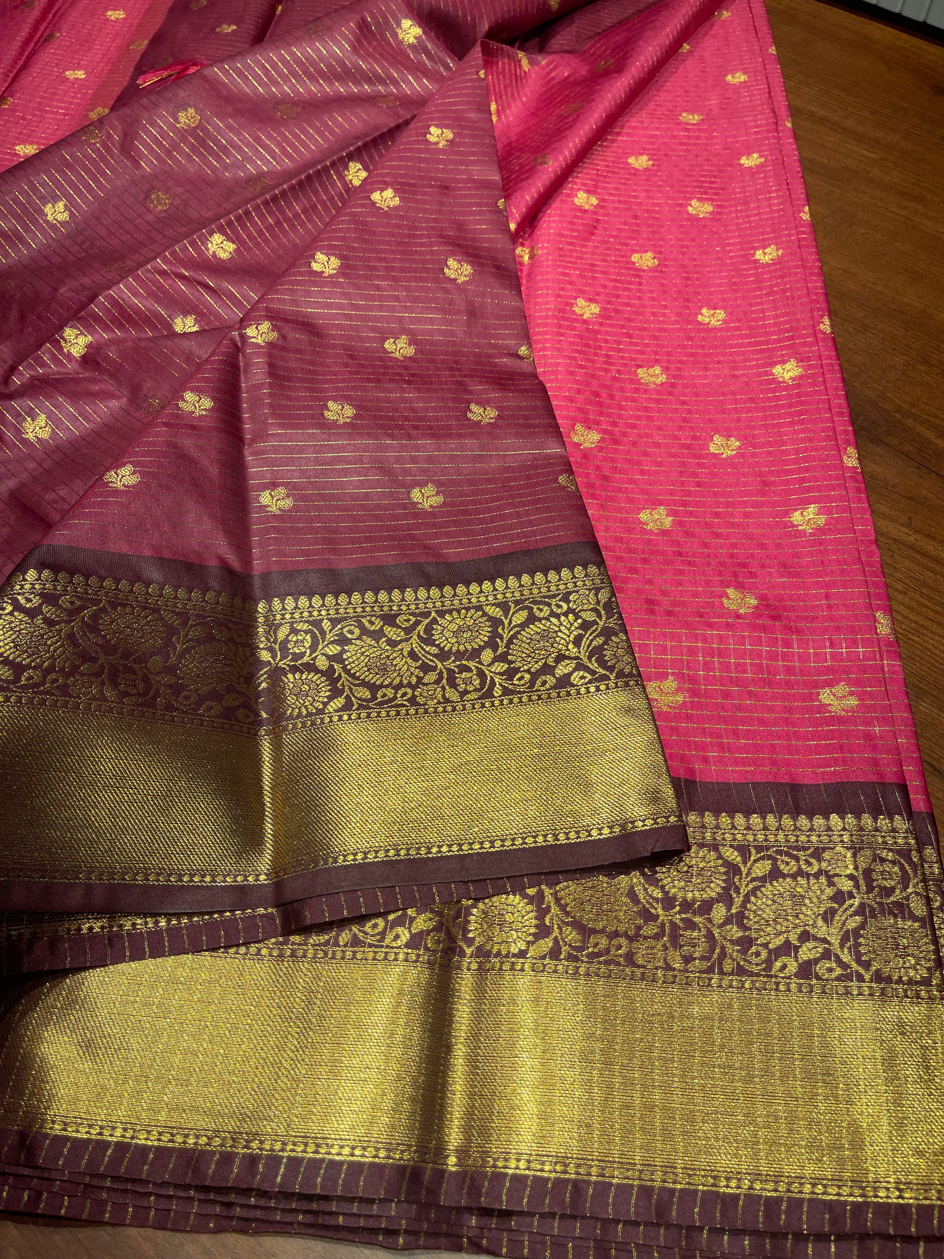 Anika’s Semi silk checks -ASC09