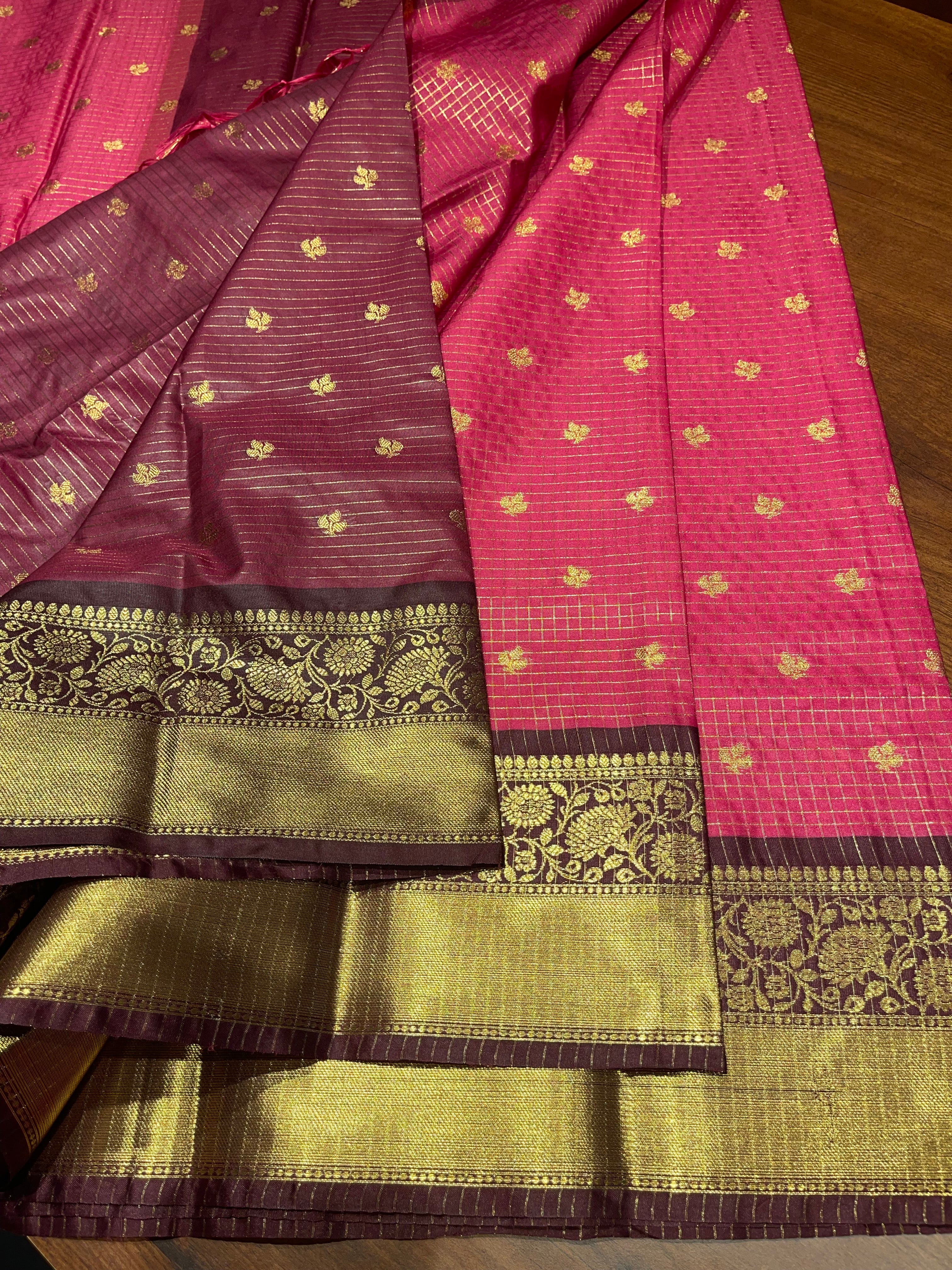 Anika’s Semi silk checks -ASC09