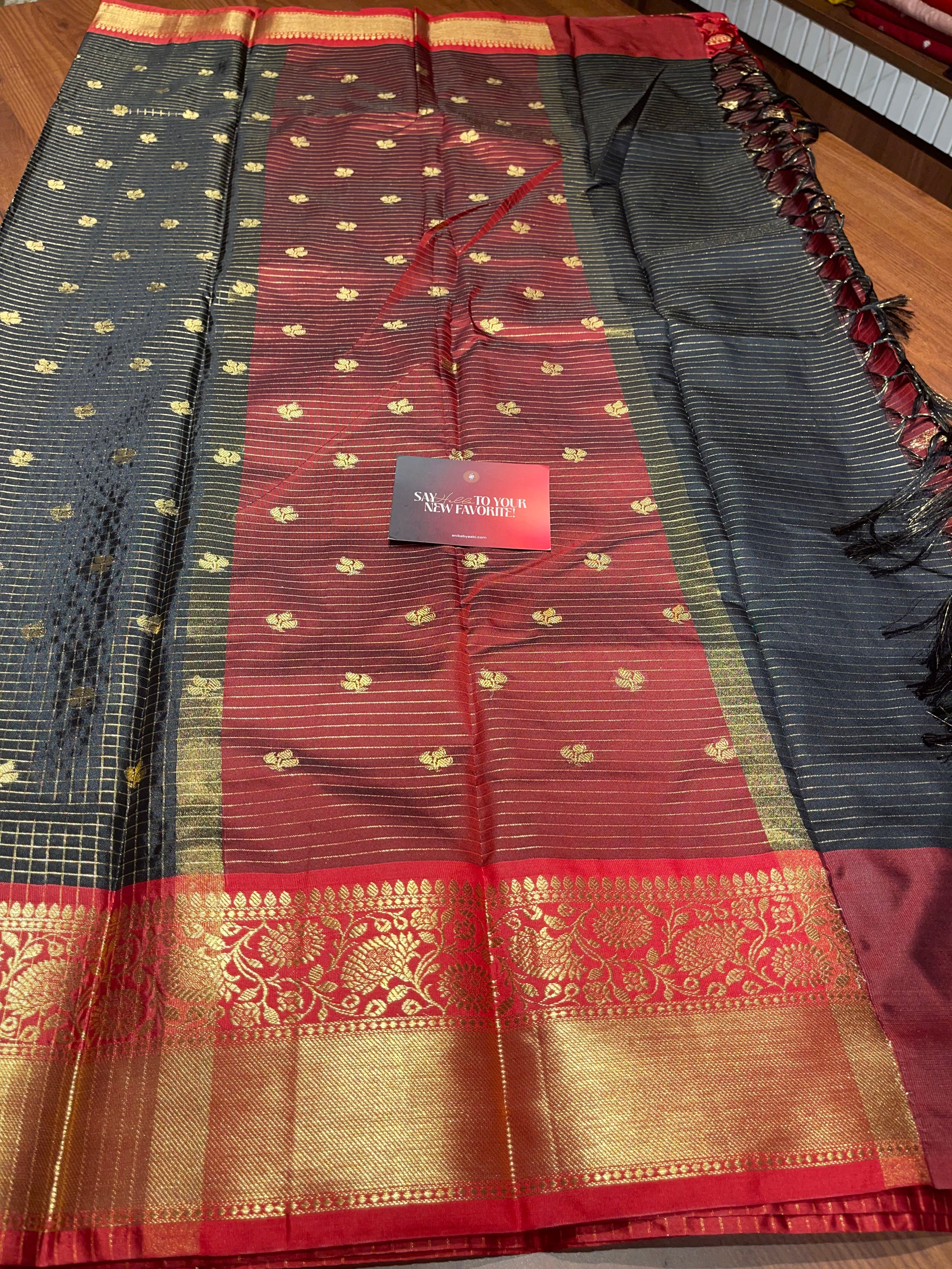 Anika’s Semi silk checks -ASC08