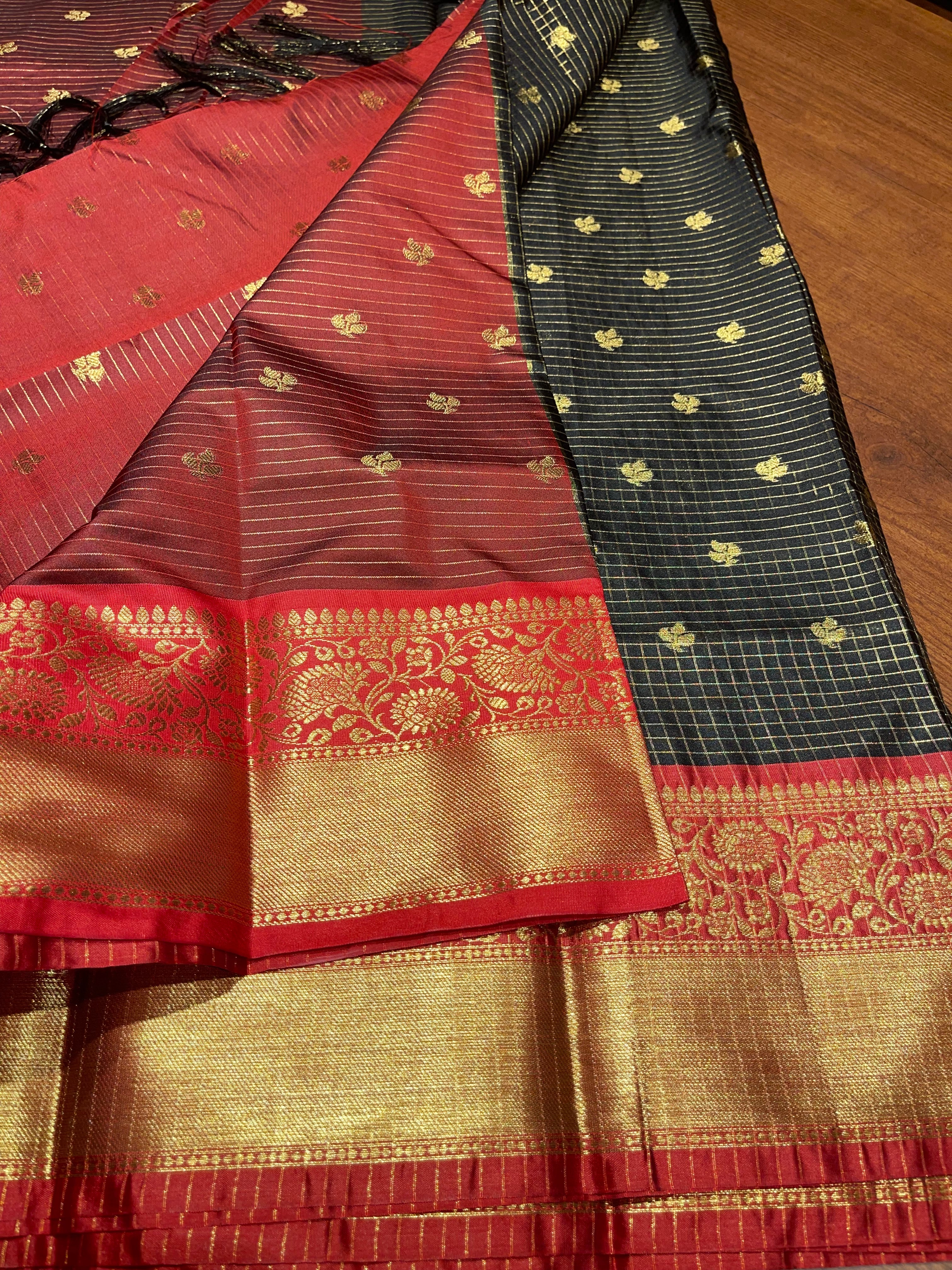 Anika’s Semi silk checks -ASC08