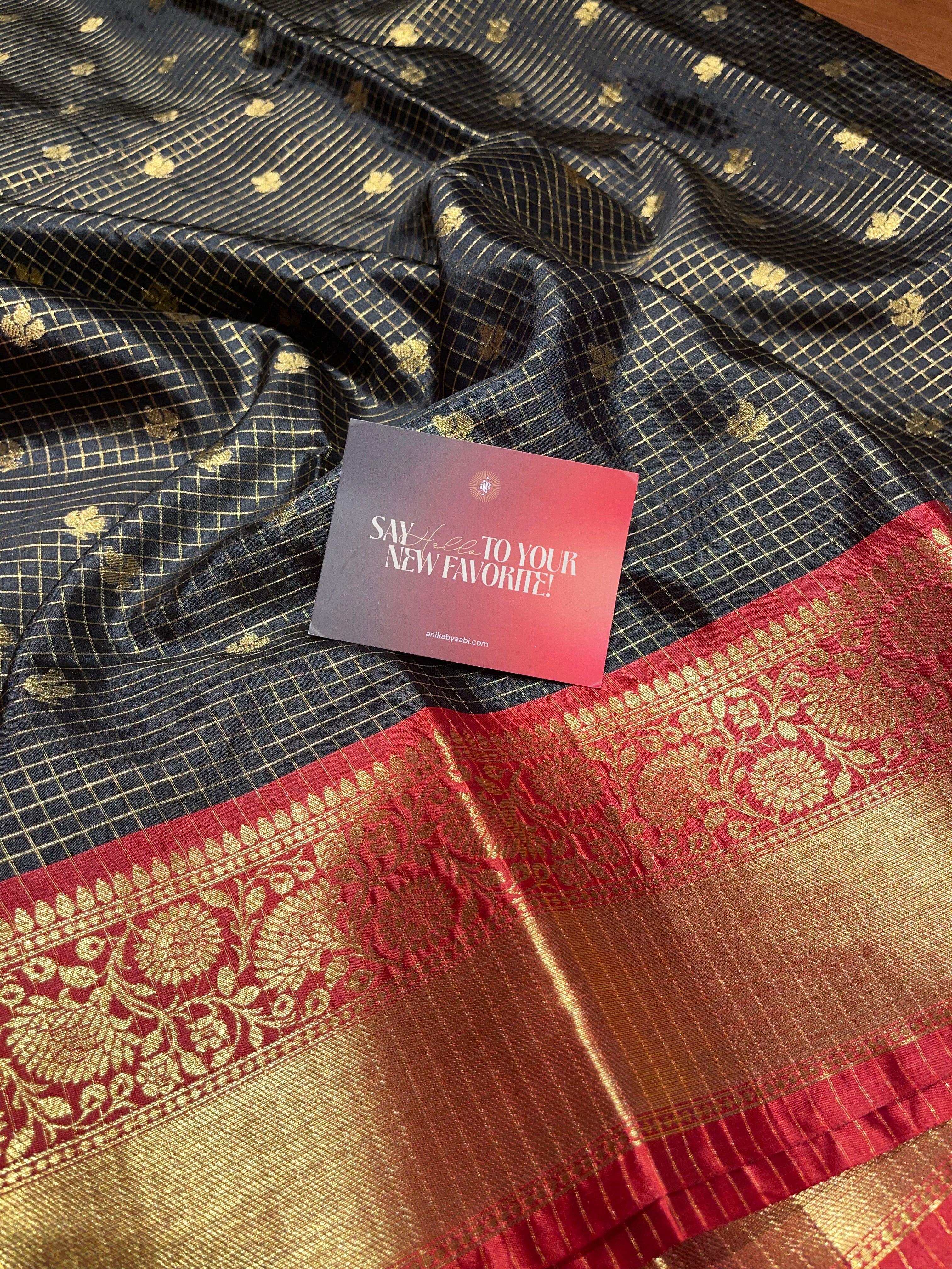 Anika’s Semi silk checks -ASC08