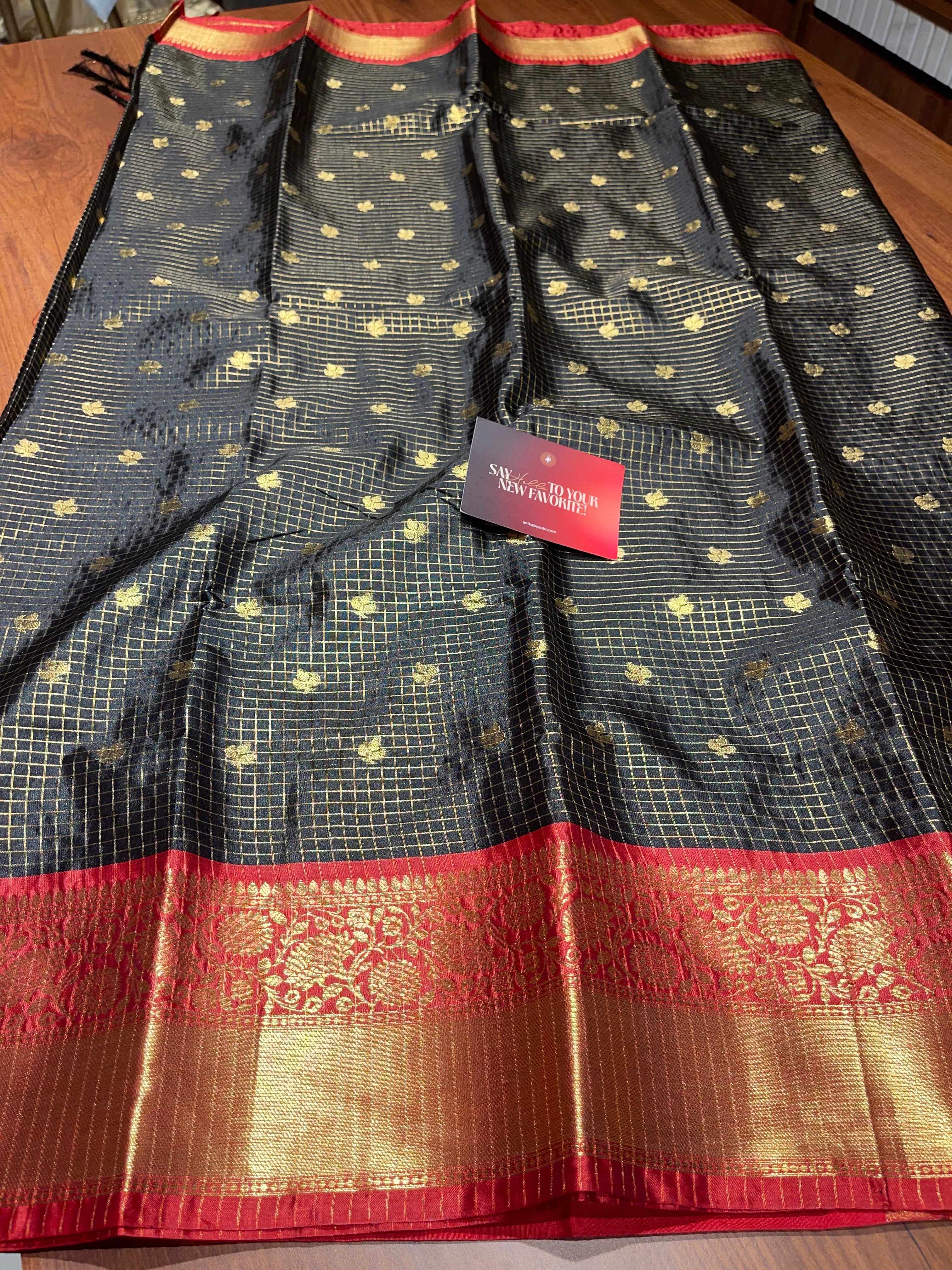 Anika’s Semi silk checks -ASC08