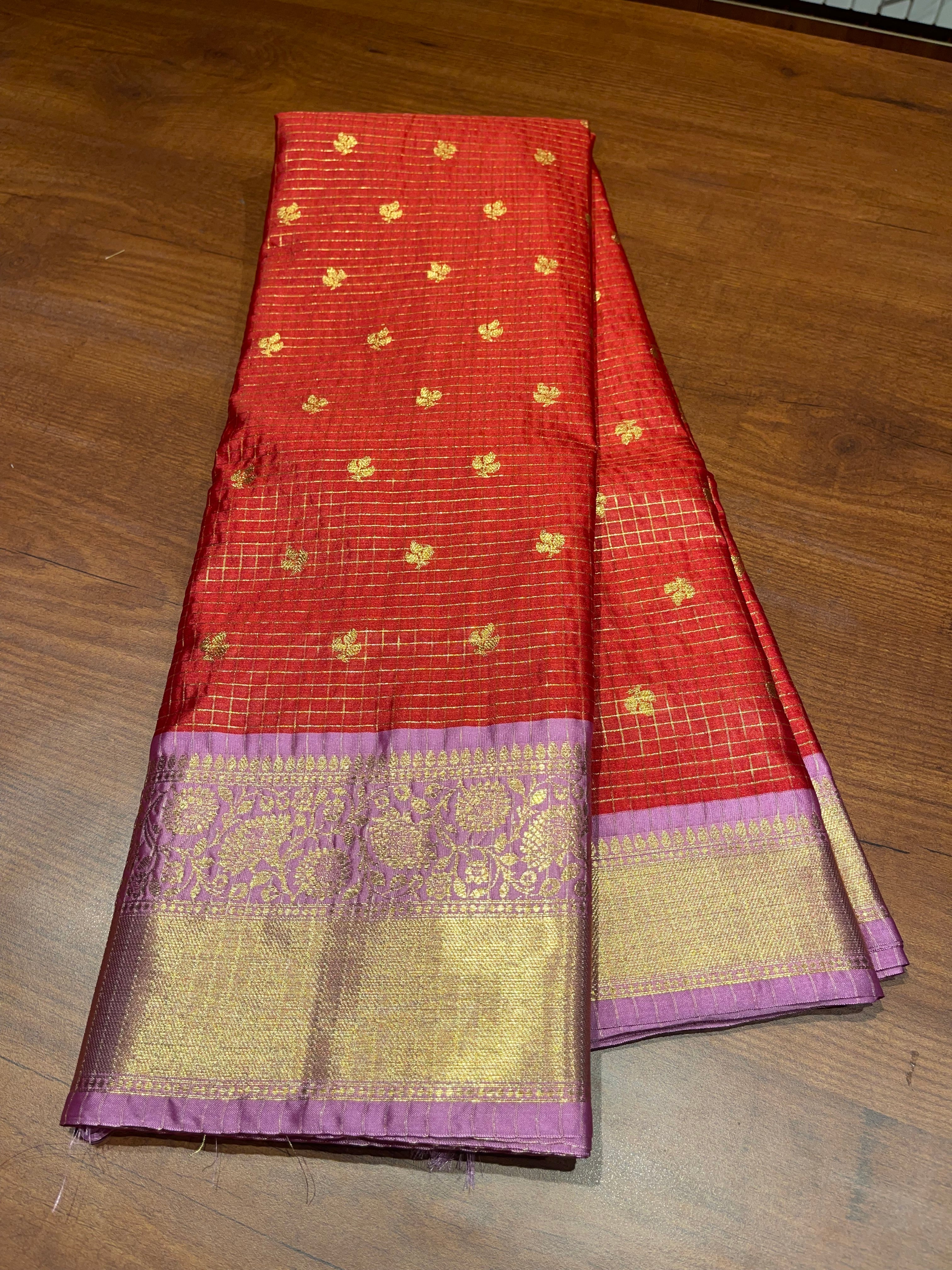Anika’s Semi silk checks -ASC07