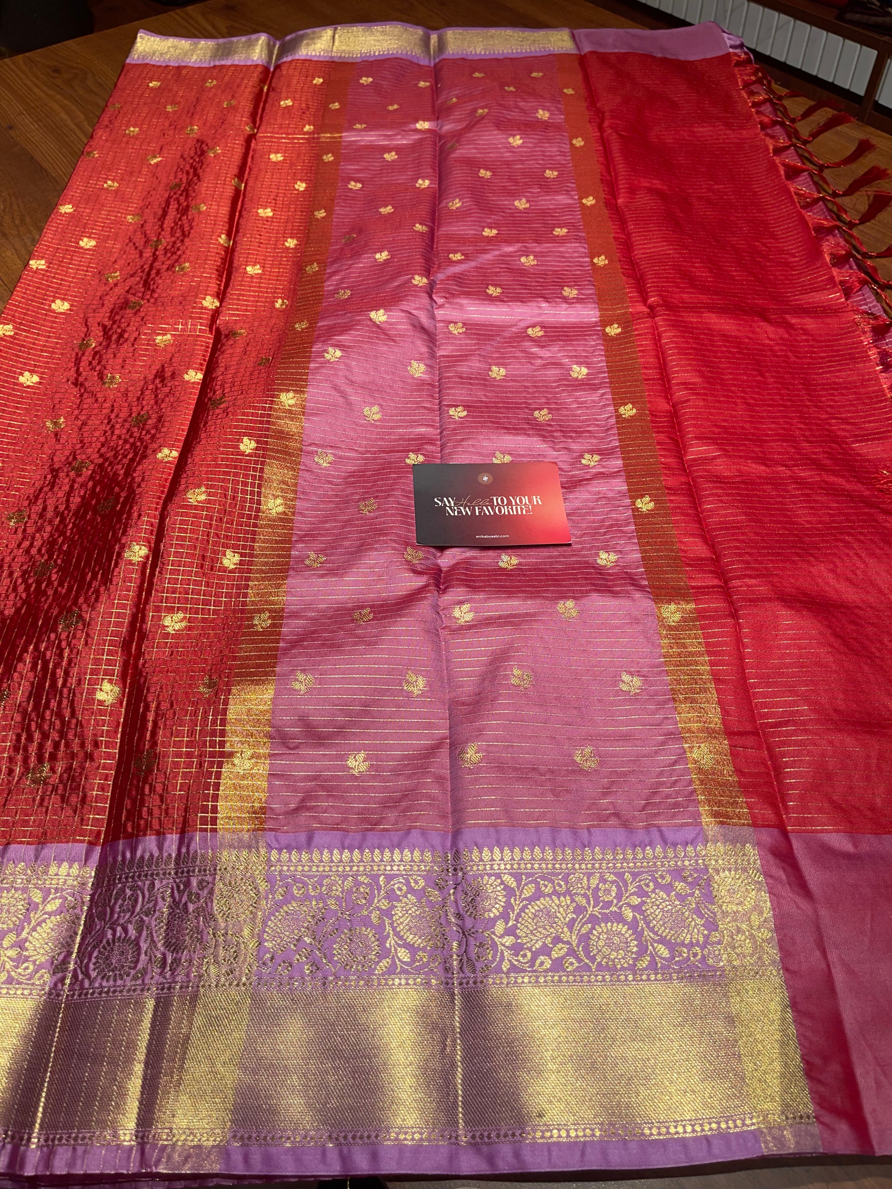 Anika’s Semi silk checks -ASC07