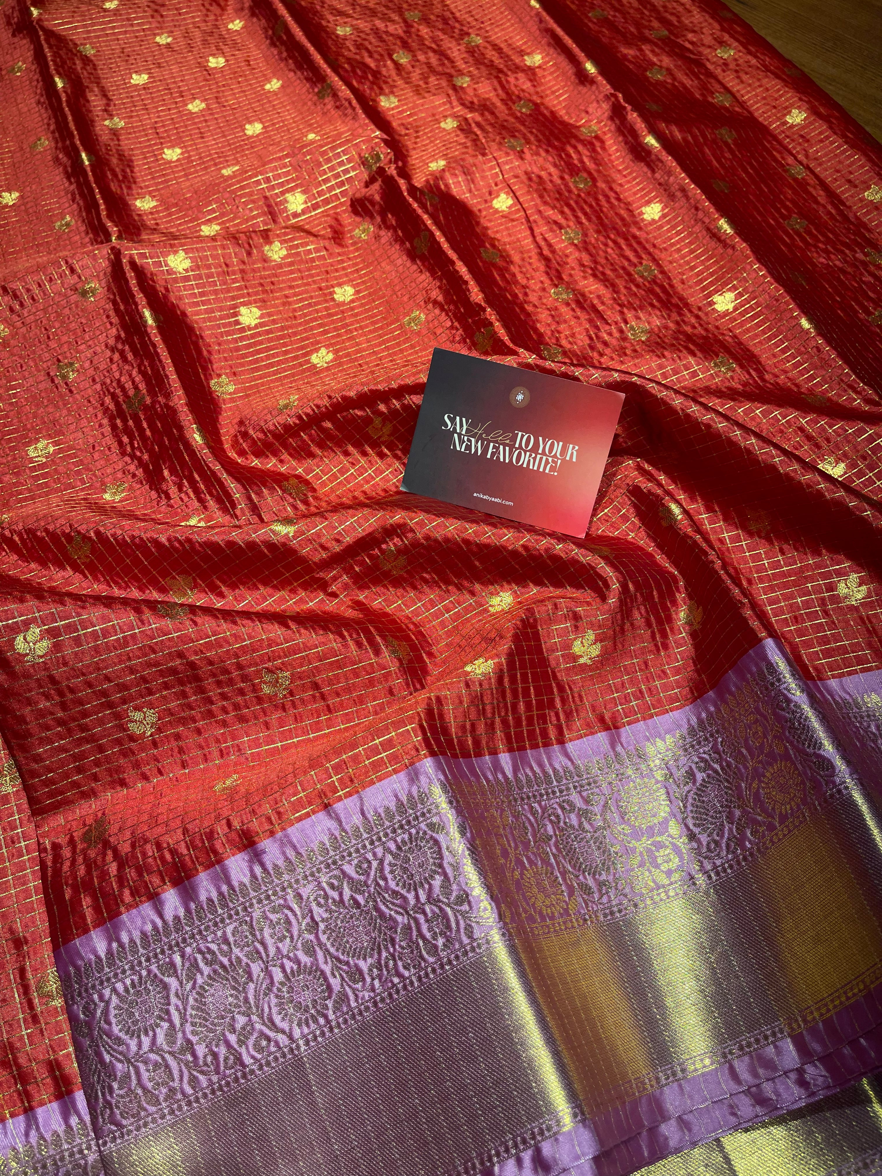 Anika’s Semi silk checks -ASC07