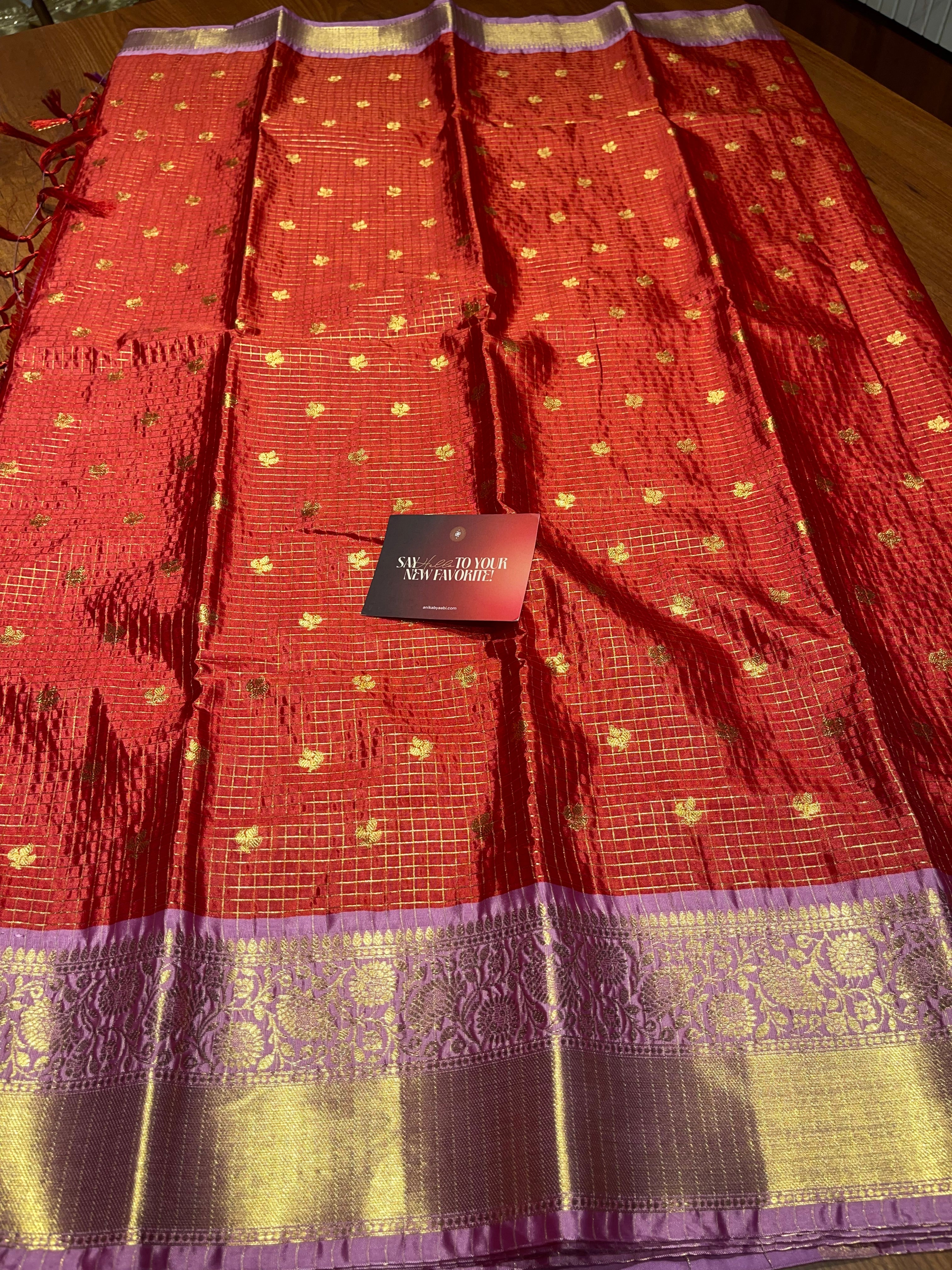 Anika’s Semi silk checks -ASC07