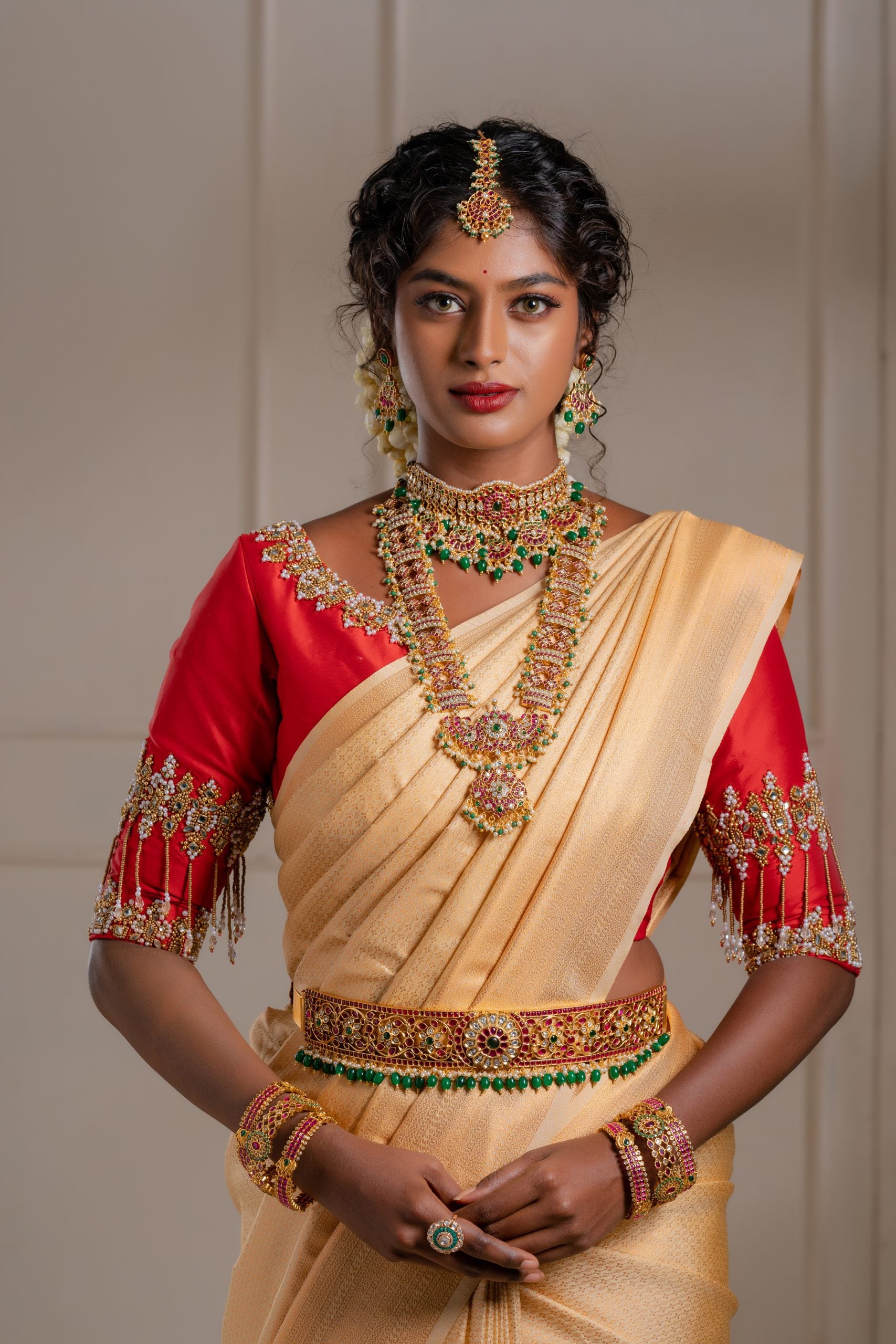 ROYAL AFFAIR- HALF WHITE SAREE