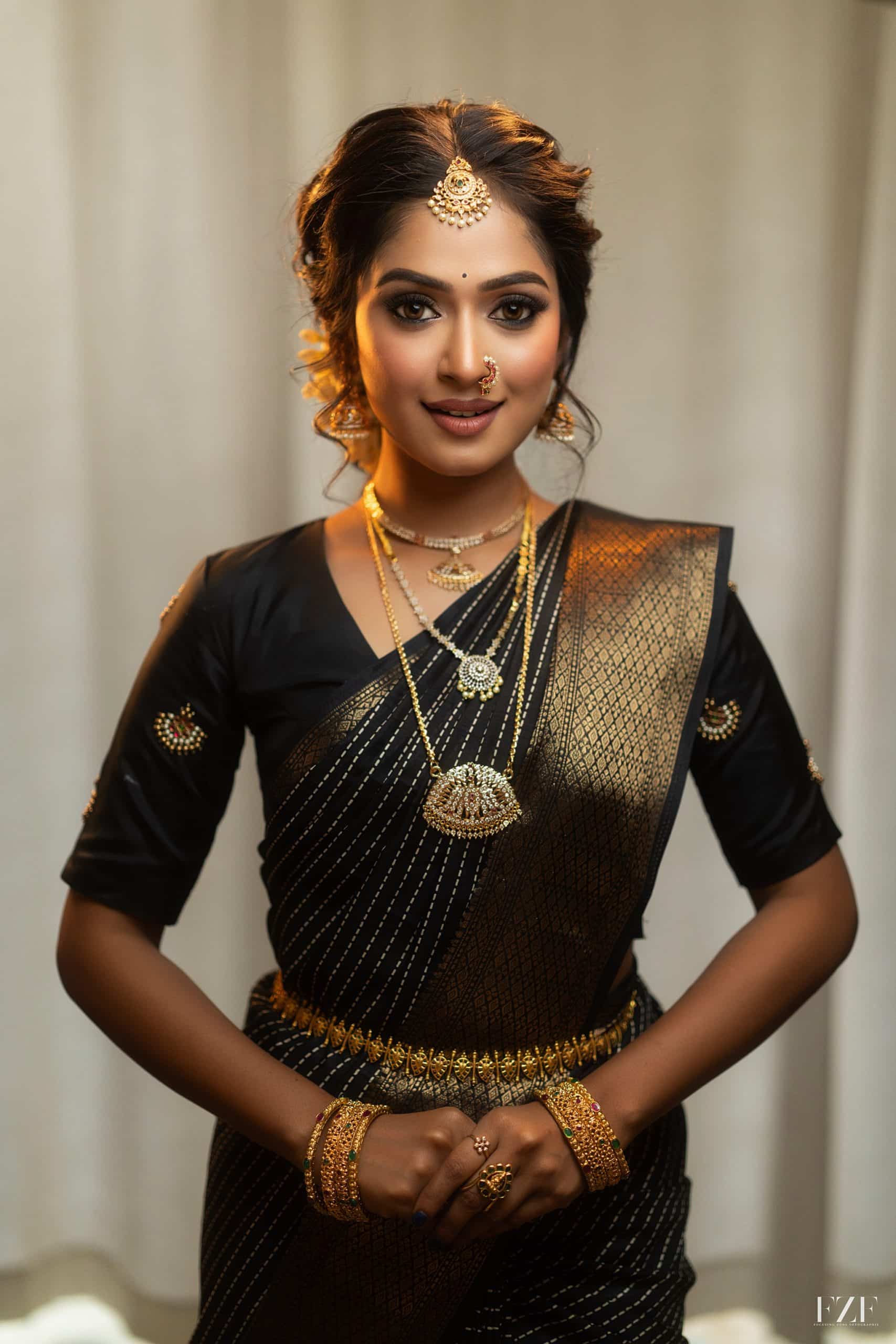 JADE-BLACK SAREE