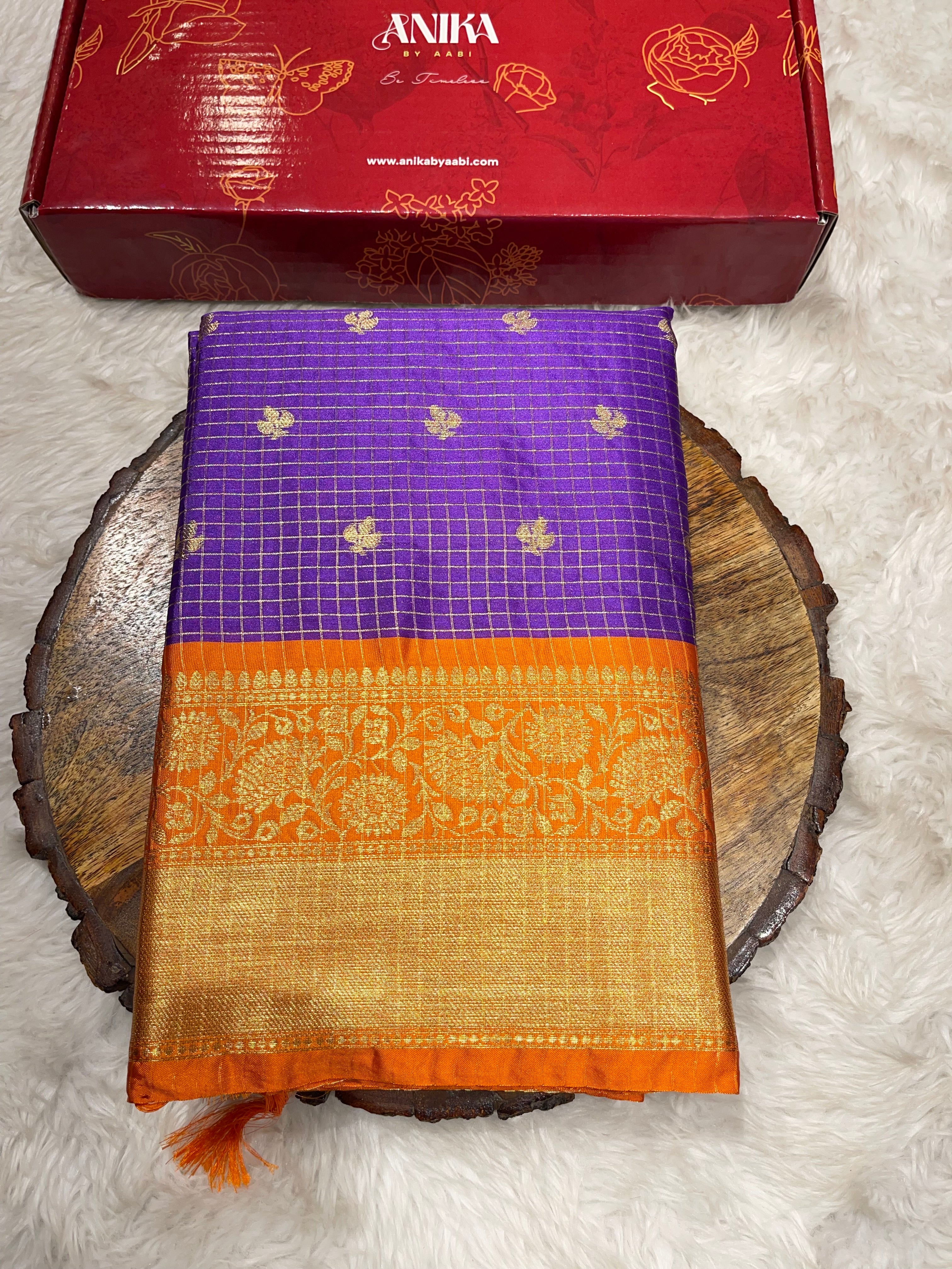 Anika’s Semi silk checks -ASC05