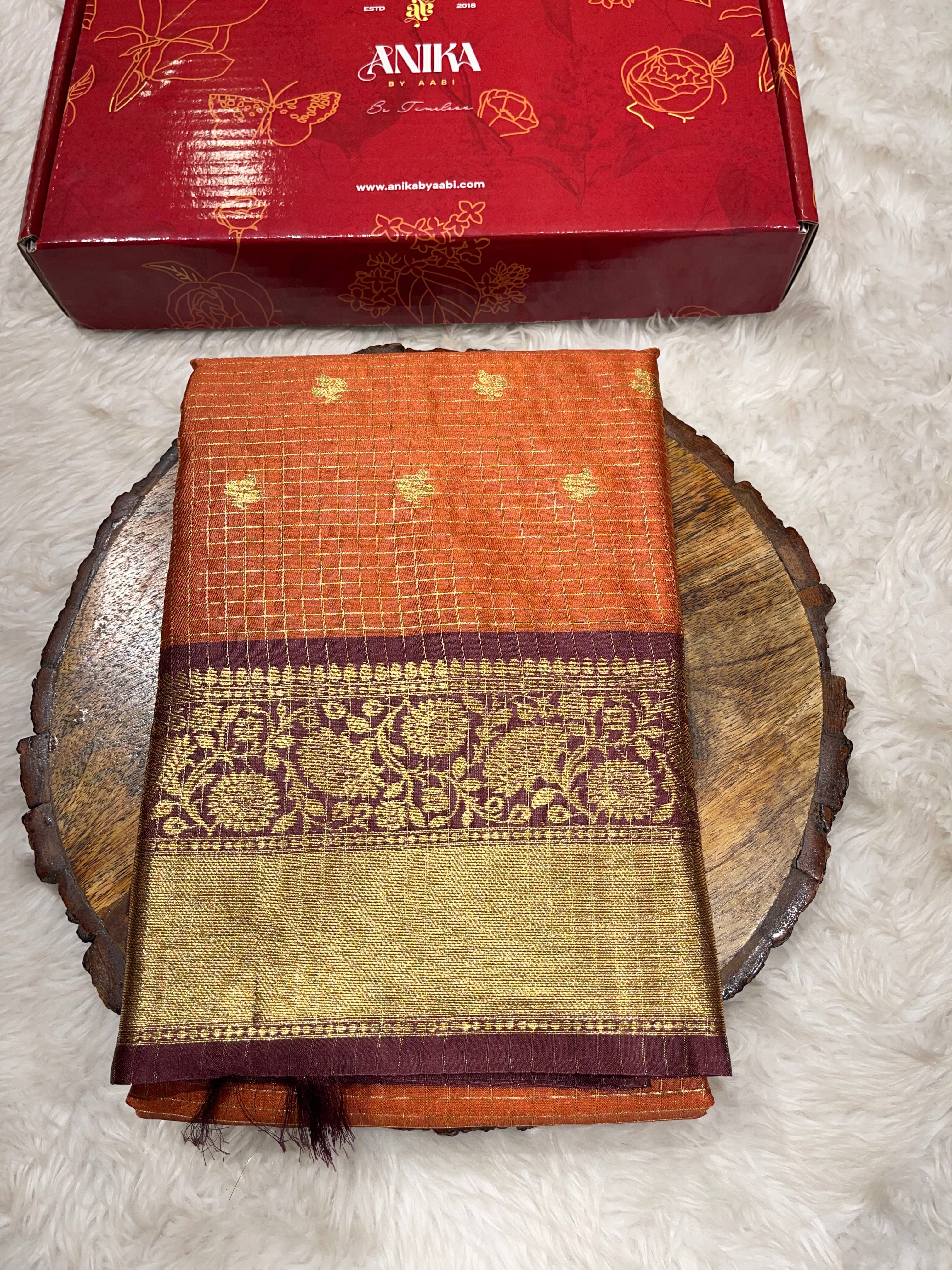 Anika’s Semi silk checks -ASC04