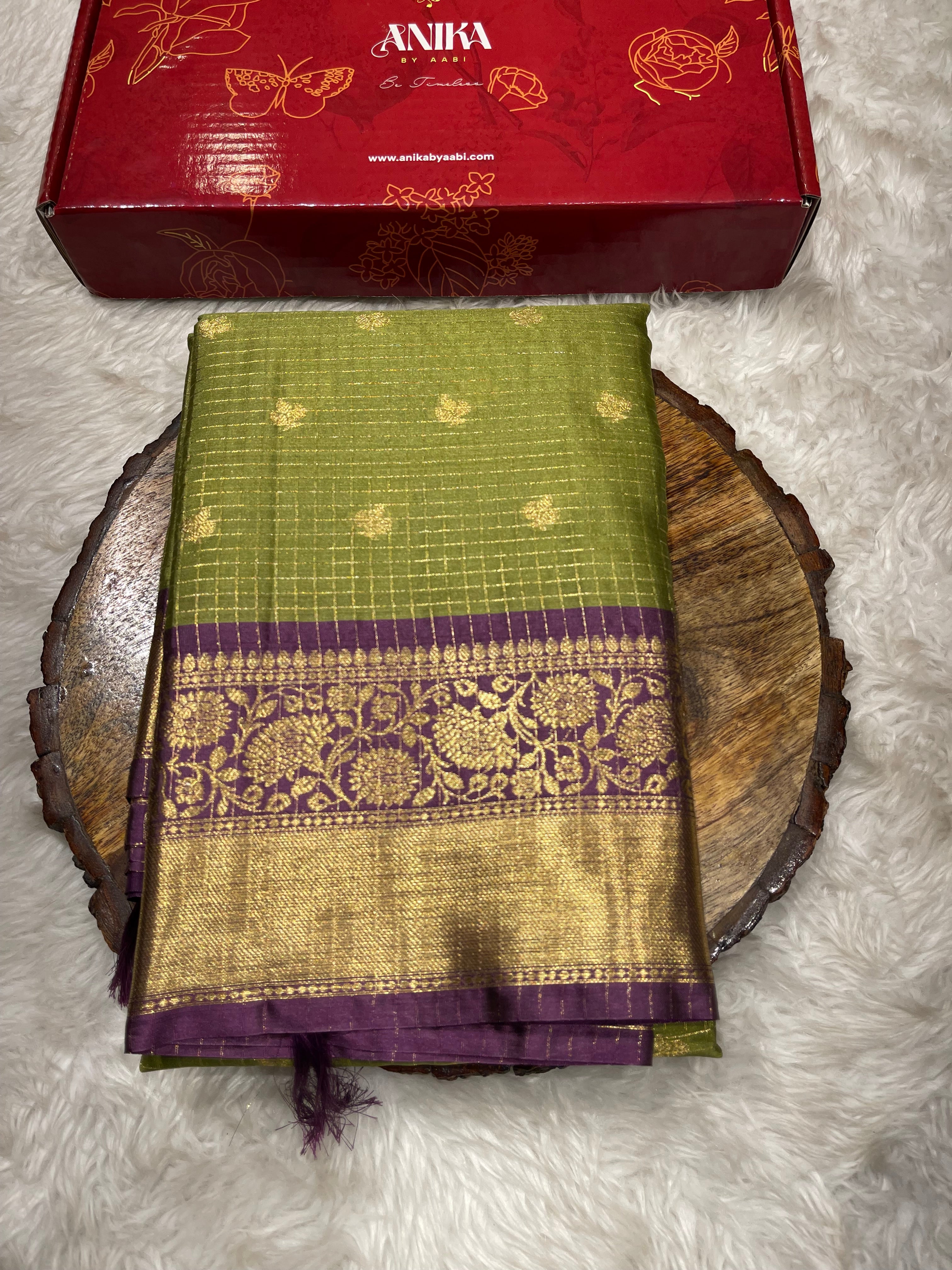 Anika’s Semi silk checks -ASC03