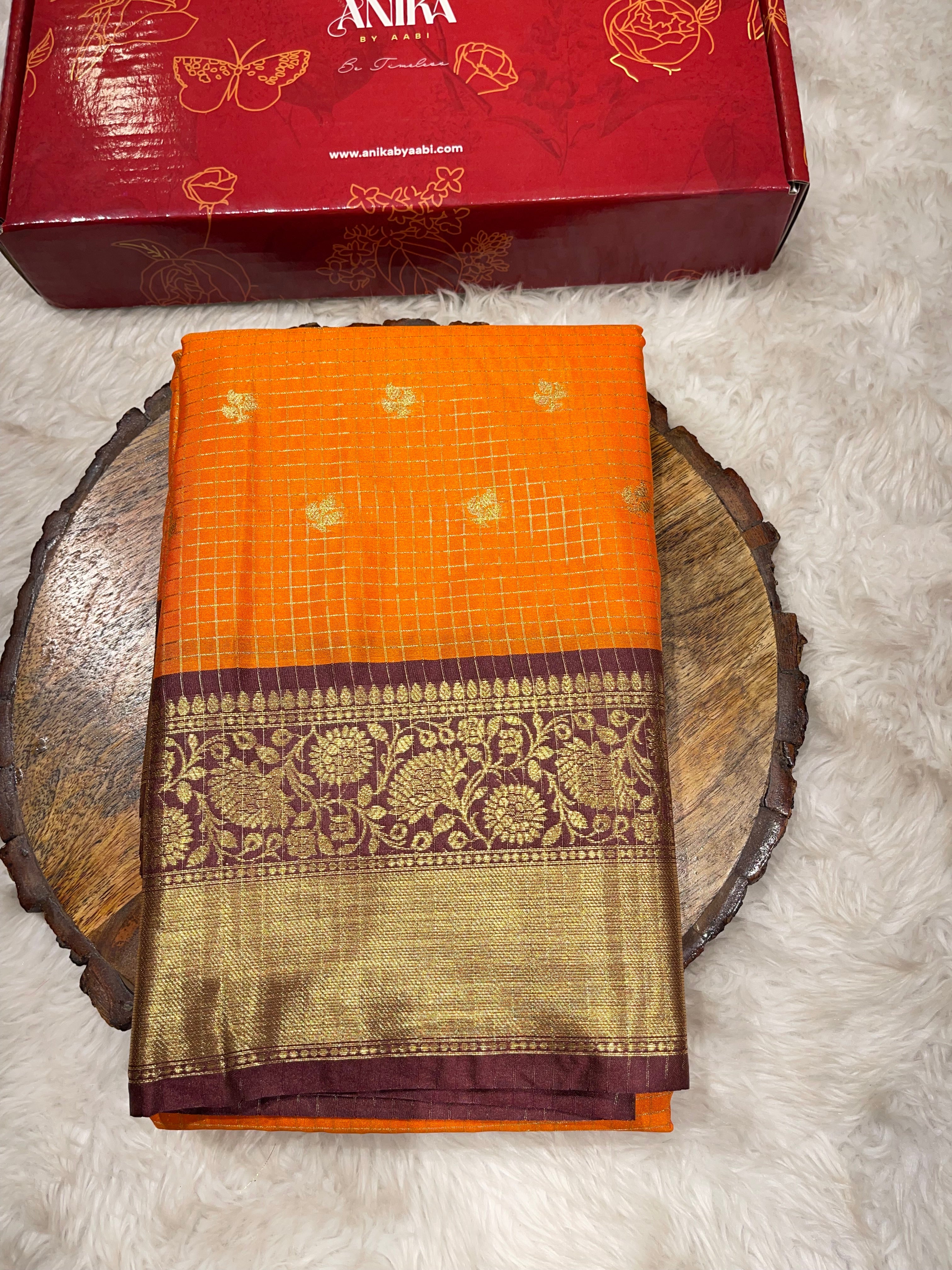 Anika’s Semi silk checks -ASC02