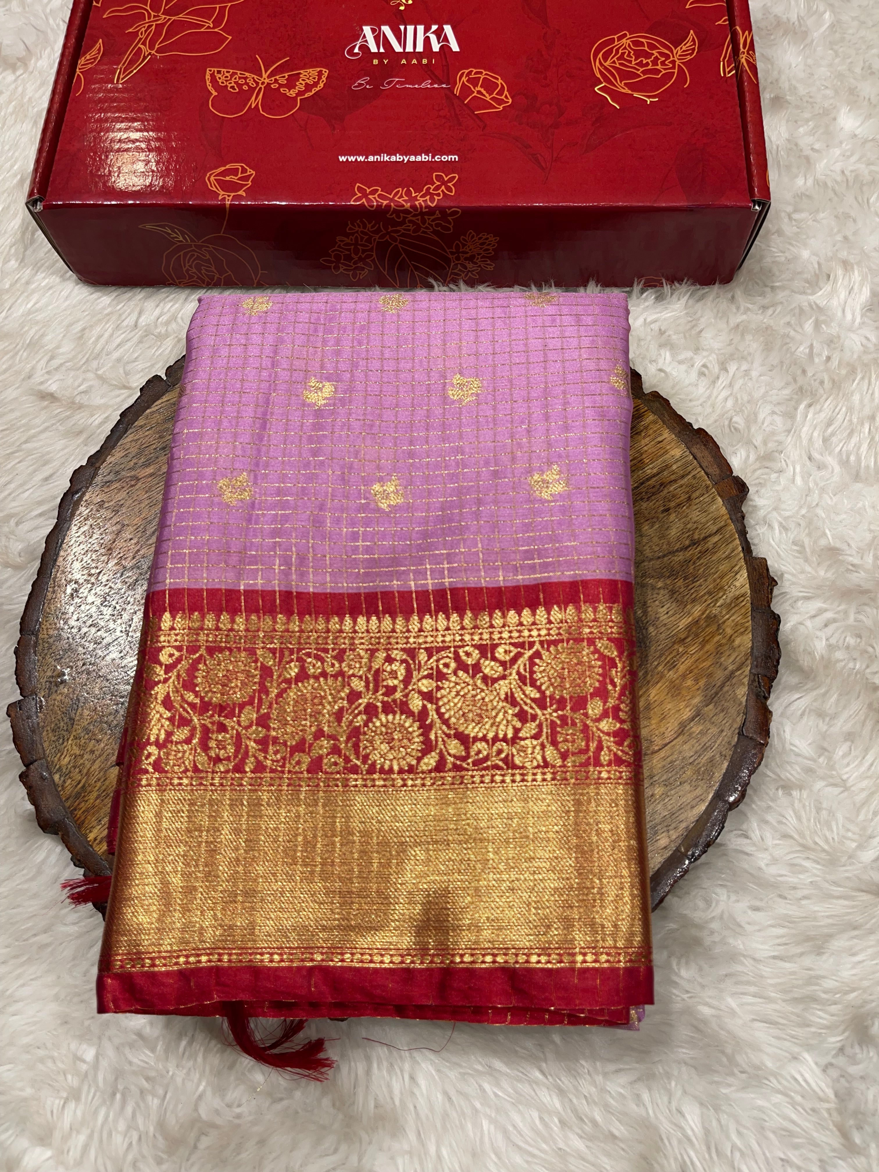 Anika’s Semi silk checks -ASC01