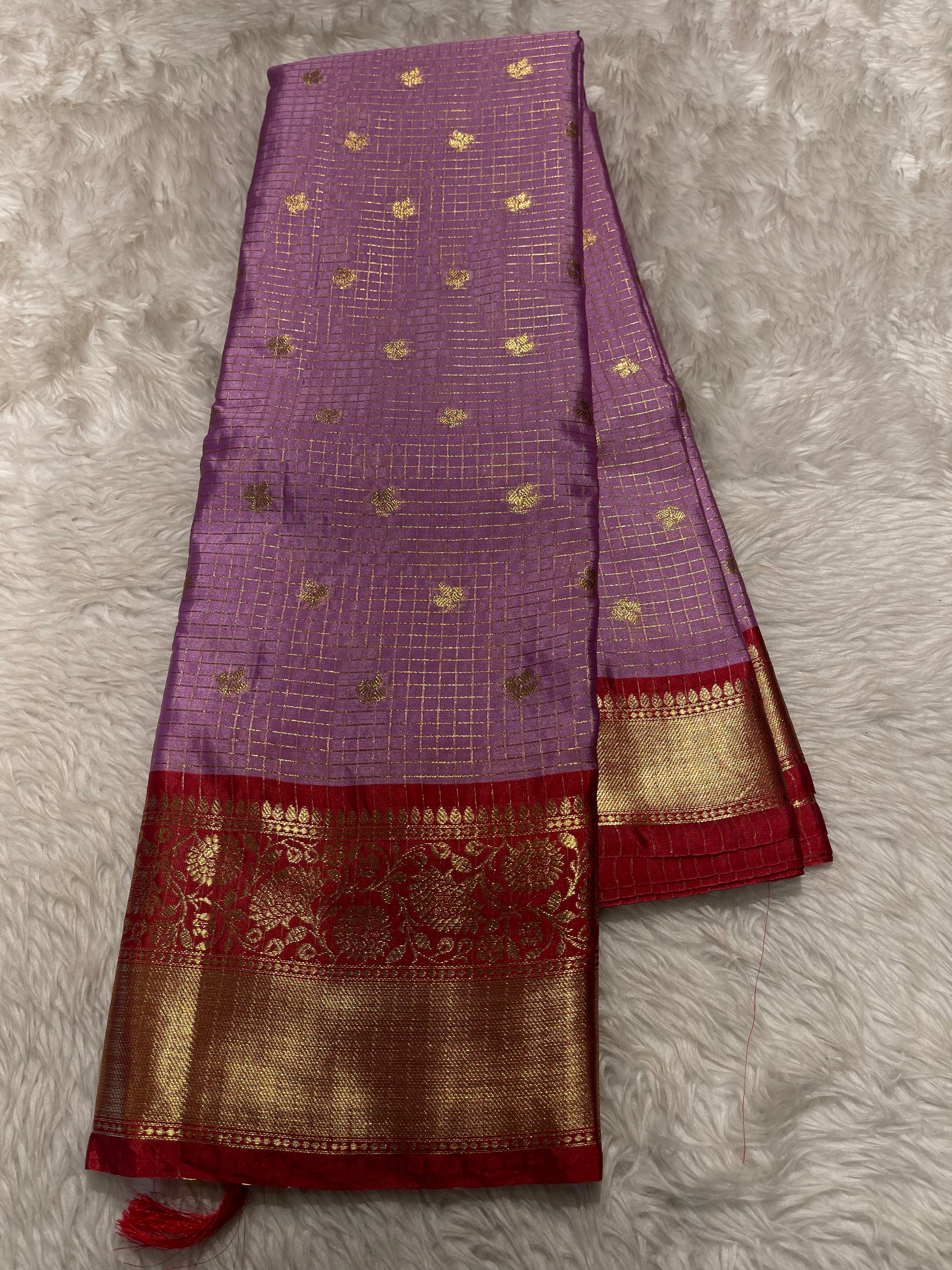 Anika’s Semi silk checks -ASC01