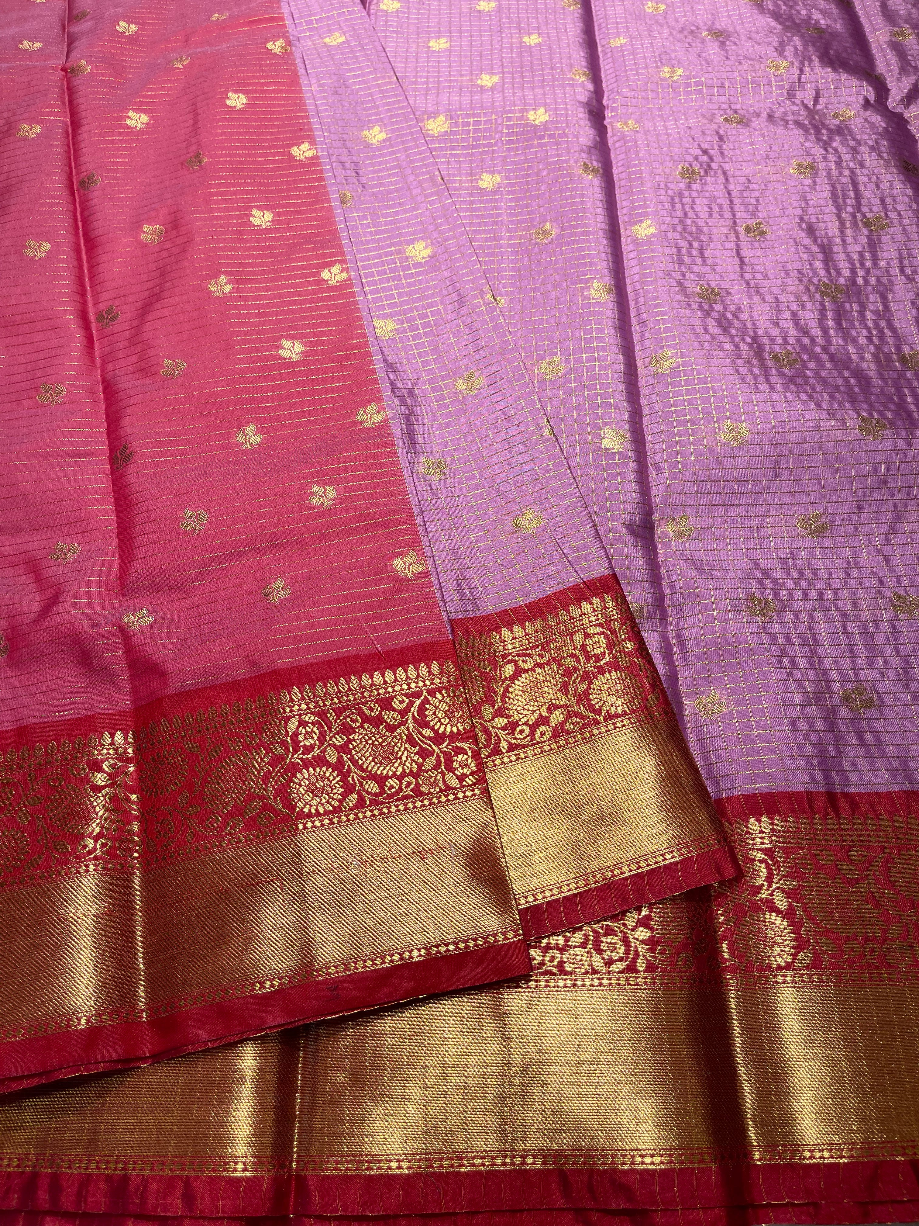 Anika’s Semi silk checks -ASC01